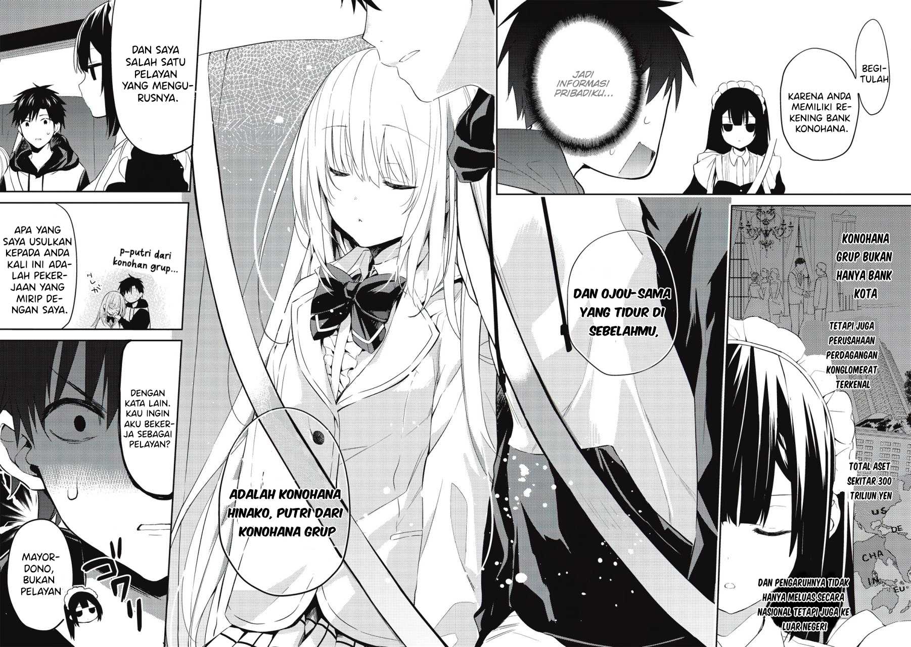 Saijo no Osewa ~Takane no Hana Darakena Meimon Kou de, Gakuin Ichi no Ojou-sama (Seikatsu Noryoku Kaimu) o Kagenagara Osewa suru Koto ni Narimashita~ Chapter 2.1 - halaman 3