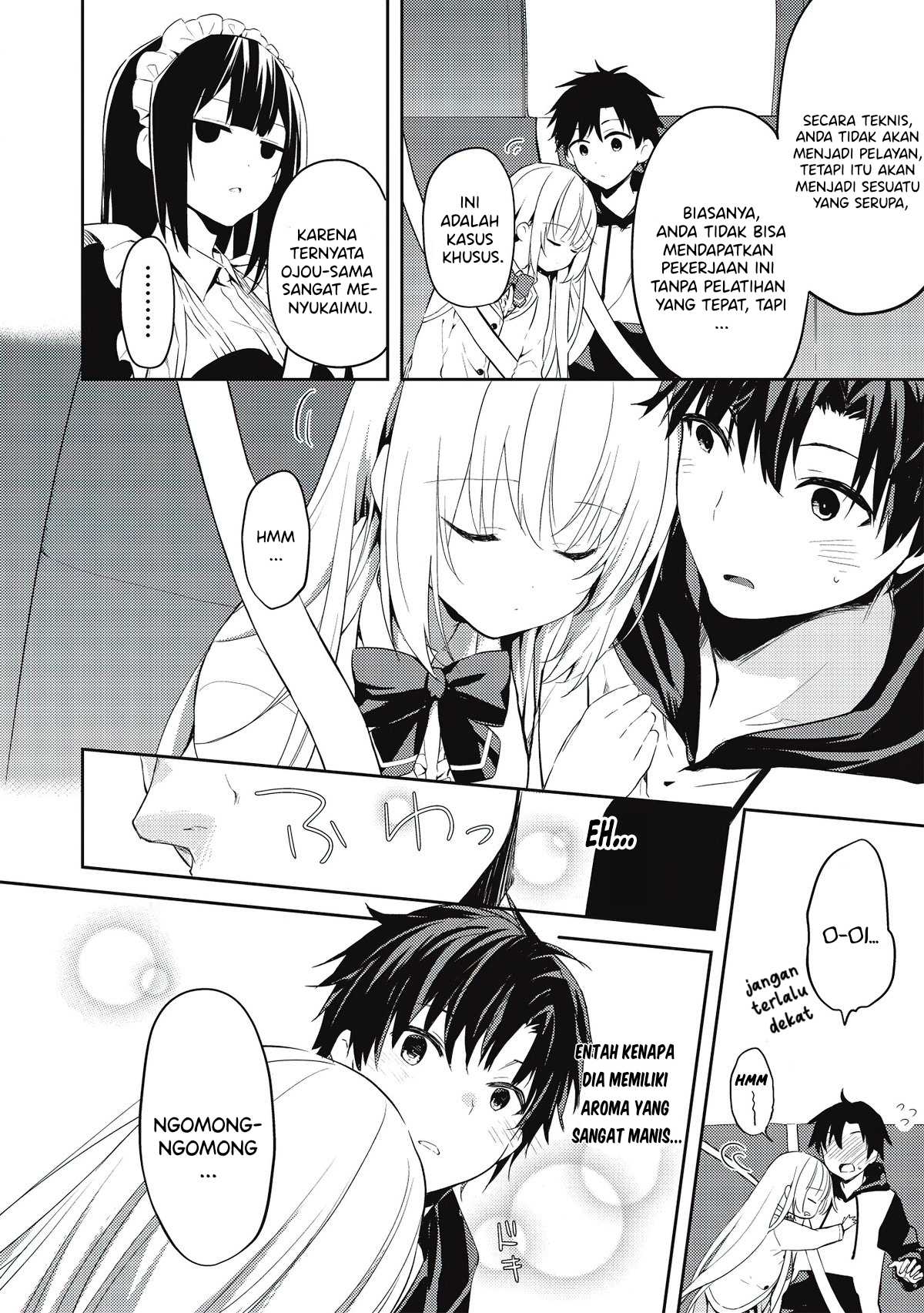 Saijo no Osewa ~Takane no Hana Darakena Meimon Kou de, Gakuin Ichi no Ojou-sama (Seikatsu Noryoku Kaimu) o Kagenagara Osewa suru Koto ni Narimashita~ Chapter 2.1 - halaman 4