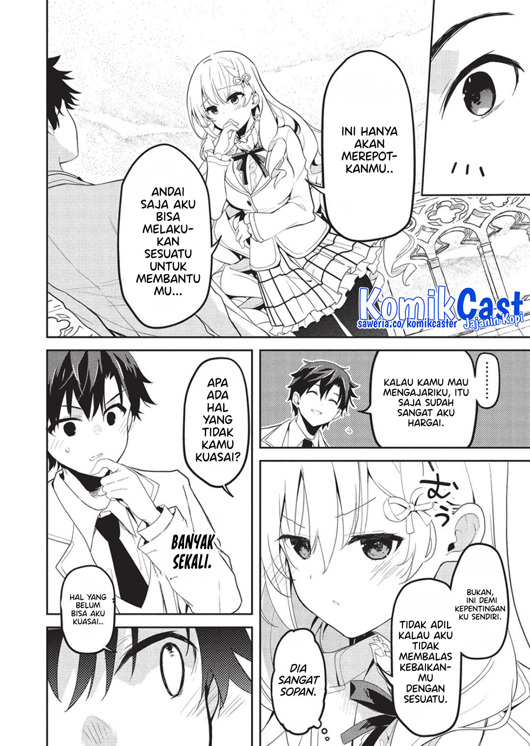 Saijo no Osewa ~Takane no Hana Darakena Meimon Kou de, Gakuin Ichi no Ojou-sama (Seikatsu Noryoku Kaimu) o Kagenagara Osewa suru Koto ni Narimashita~ Chapter 24 - halaman 22