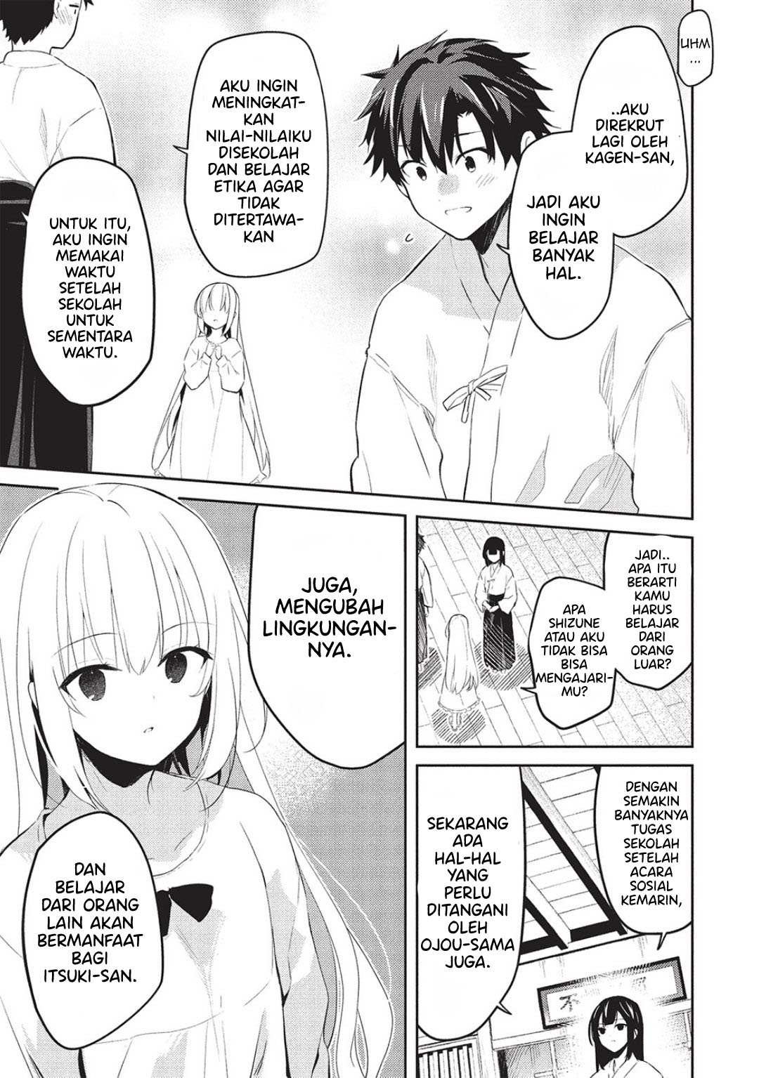 Saijo no Osewa ~Takane no Hana Darakena Meimon Kou de, Gakuin Ichi no Ojou-sama (Seikatsu Noryoku Kaimu) o Kagenagara Osewa suru Koto ni Narimashita~ Chapter 25 - halaman 9
