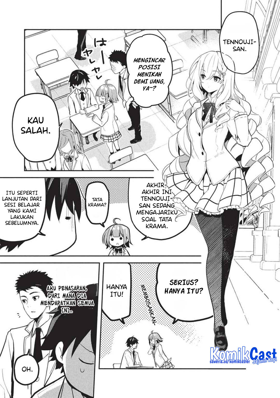 Saijo no Osewa ~Takane no Hana Darakena Meimon Kou de, Gakuin Ichi no Ojou-sama (Seikatsu Noryoku Kaimu) o Kagenagara Osewa suru Koto ni Narimashita~ Chapter 27 - halaman 19
