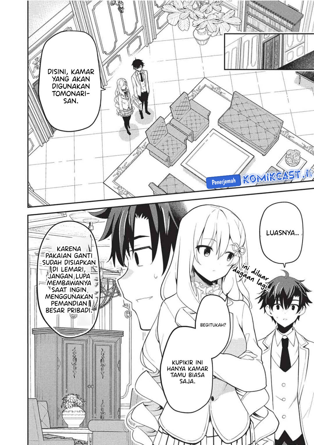 Saijo no Osewa ~Takane no Hana Darakena Meimon Kou de, Gakuin Ichi no Ojou-sama (Seikatsu Noryoku Kaimu) o Kagenagara Osewa suru Koto ni Narimashita~ Chapter 28 - halaman 24