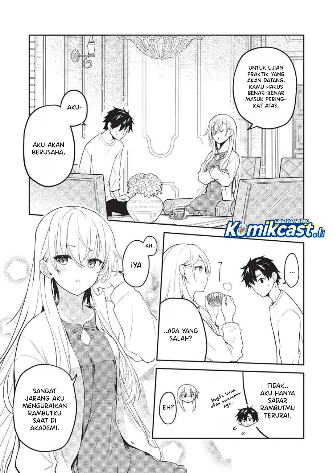 Saijo no Osewa ~Takane no Hana Darakena Meimon Kou de, Gakuin Ichi no Ojou-sama (Seikatsu Noryoku Kaimu) o Kagenagara Osewa suru Koto ni Narimashita~ Chapter 29 - halaman 15