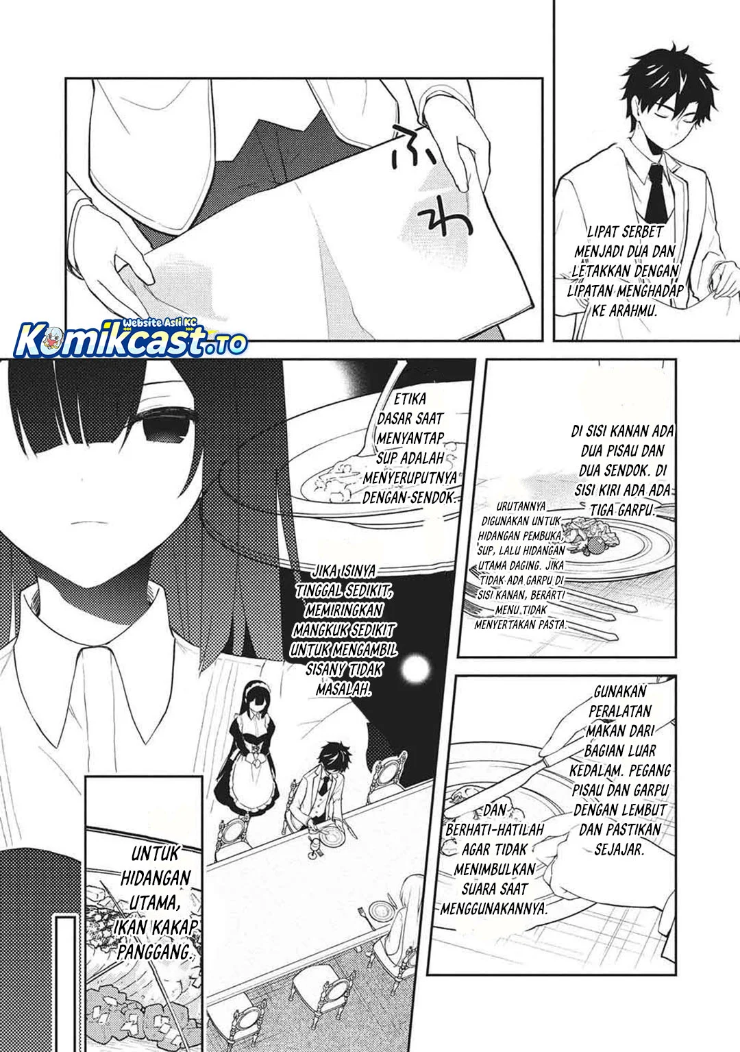 Saijo no Osewa ~Takane no Hana Darakena Meimon Kou de, Gakuin Ichi no Ojou-sama (Seikatsu Noryoku Kaimu) o Kagenagara Osewa suru Koto ni Narimashita~ Chapter 31 - halaman 12