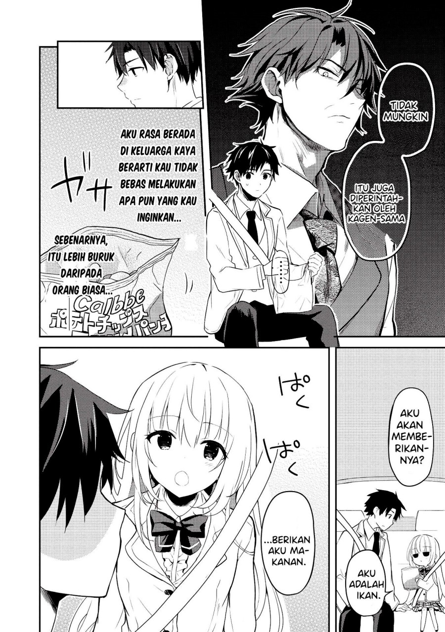 Saijo no Osewa ~Takane no Hana Darakena Meimon Kou de, Gakuin Ichi no Ojou-sama (Seikatsu Noryoku Kaimu) o Kagenagara Osewa suru Koto ni Narimashita~ Chapter 5 - halaman 23