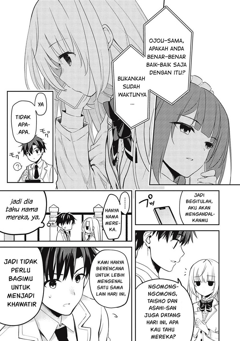 Saijo no Osewa ~Takane no Hana Darakena Meimon Kou de, Gakuin Ichi no Ojou-sama (Seikatsu Noryoku Kaimu) o Kagenagara Osewa suru Koto ni Narimashita~ Chapter 9 - halaman 10