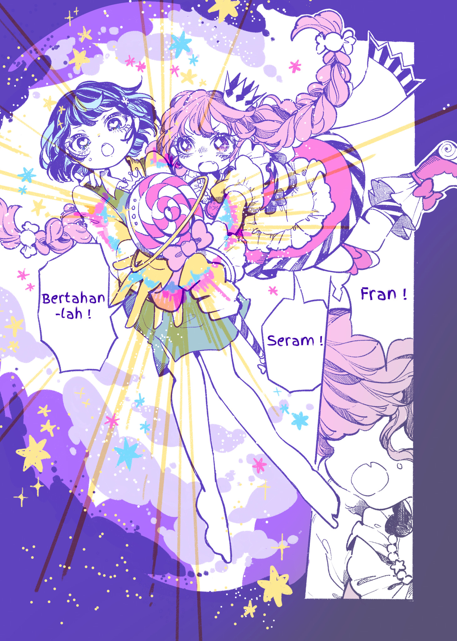 Saikyou Combi ya Mahou Shoujo FranTio Chapter 0 - halaman 14