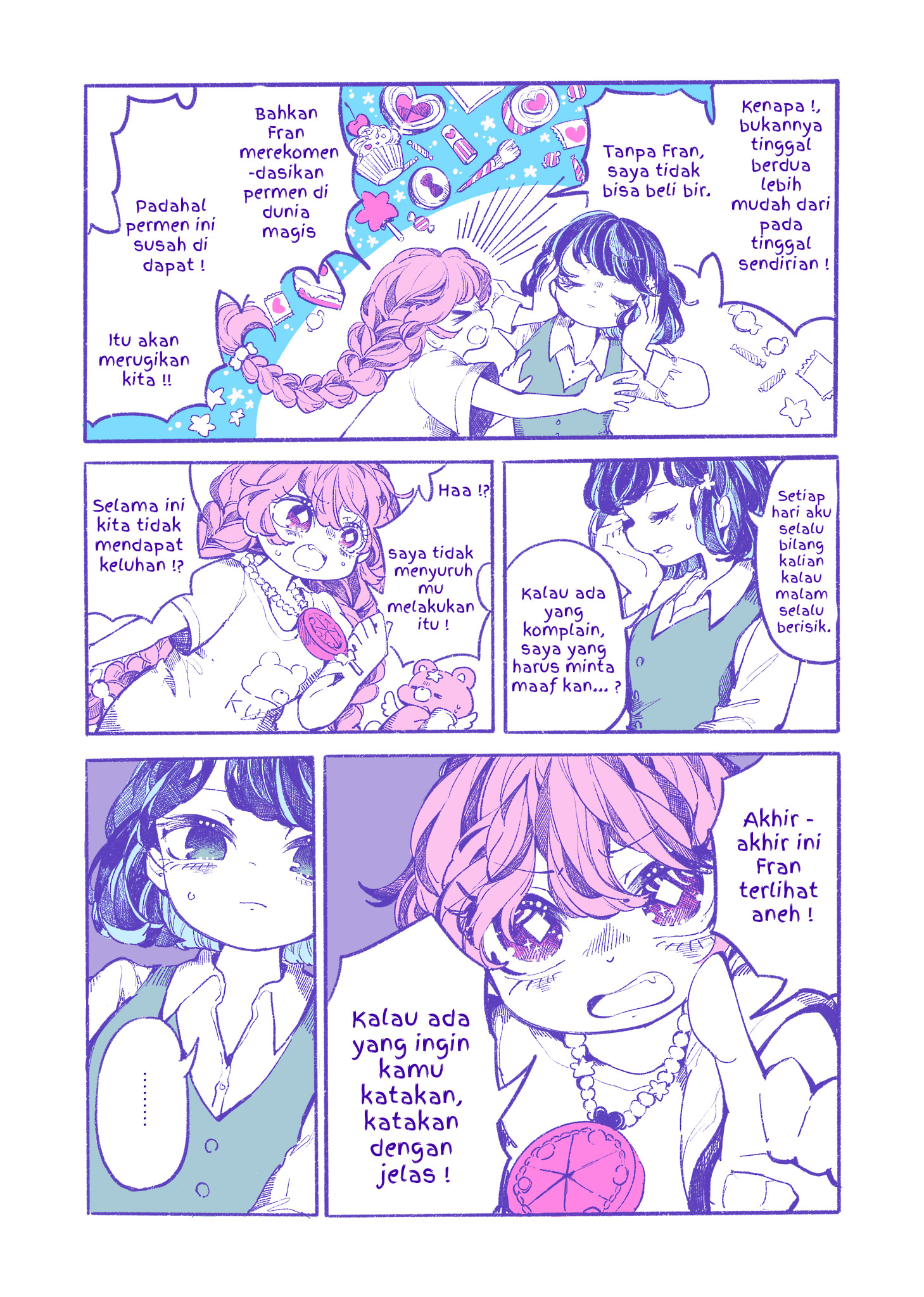 Saikyou Combi ya Mahou Shoujo FranTio Chapter 0 - halaman 6