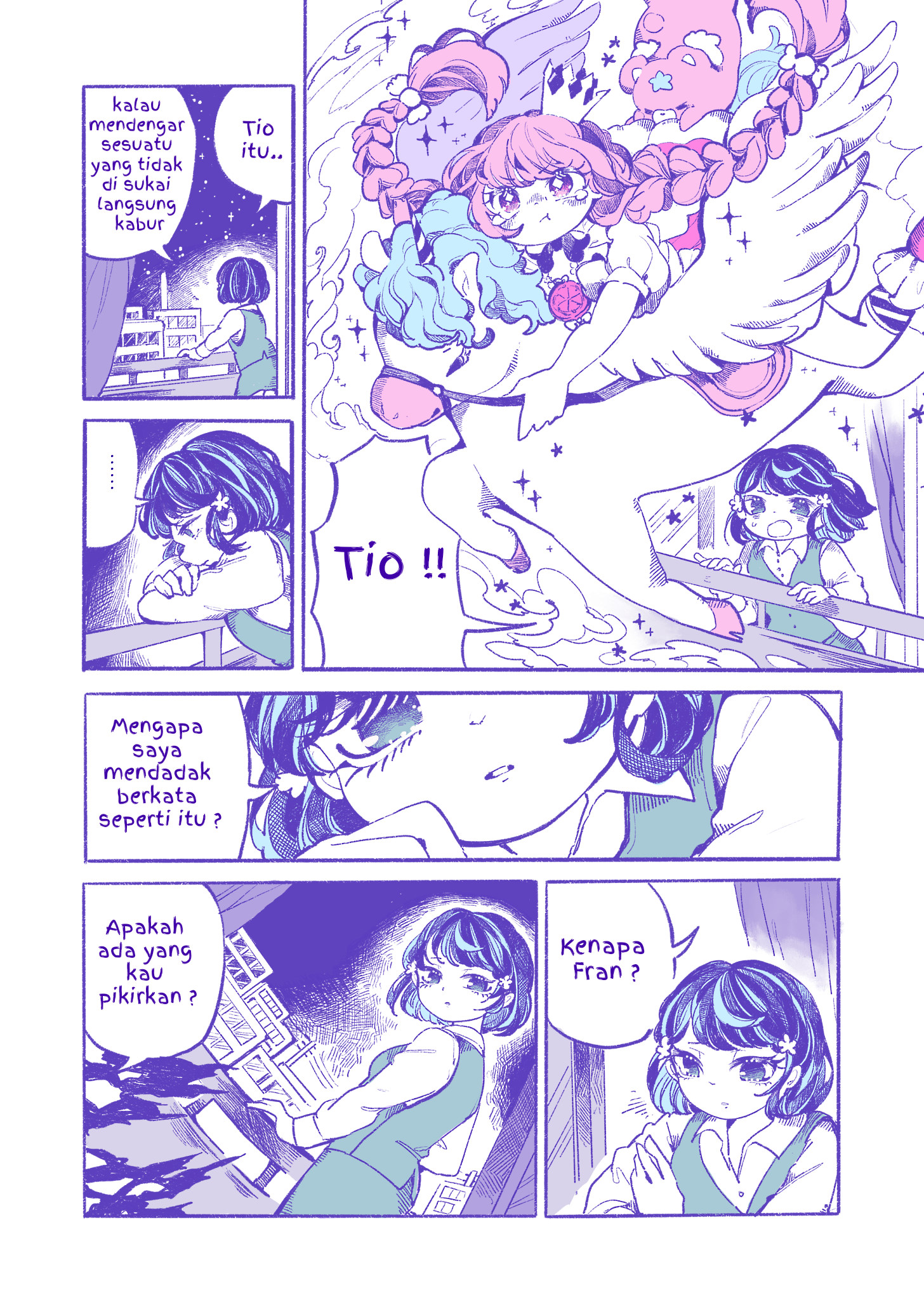 Saikyou Combi ya Mahou Shoujo FranTio Chapter 0 - halaman 8