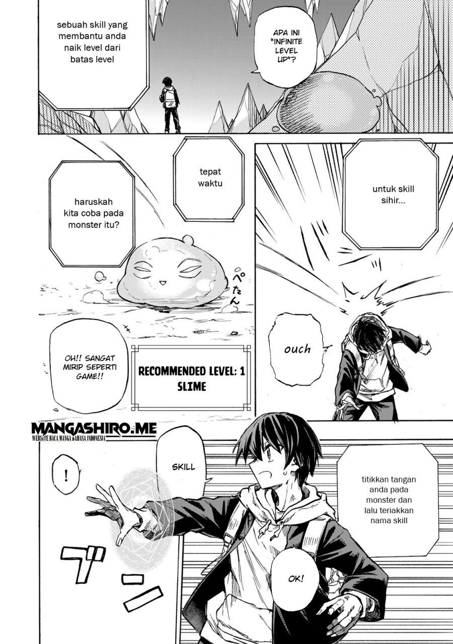 Saikyou de Saisoku no Mugen Level Up Chapter 1 - halaman 22