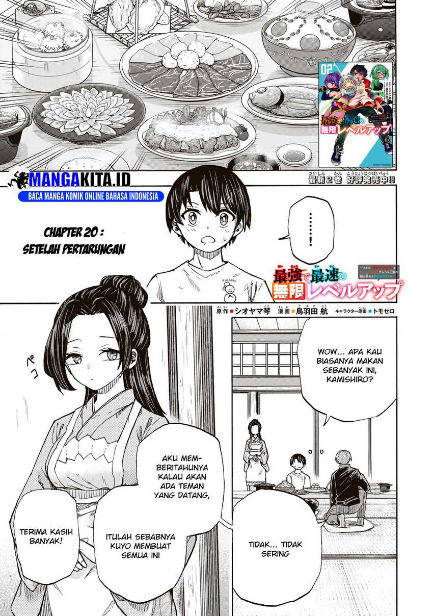 Saikyou de Saisoku no Mugen Level Up Chapter 20 - halaman 2