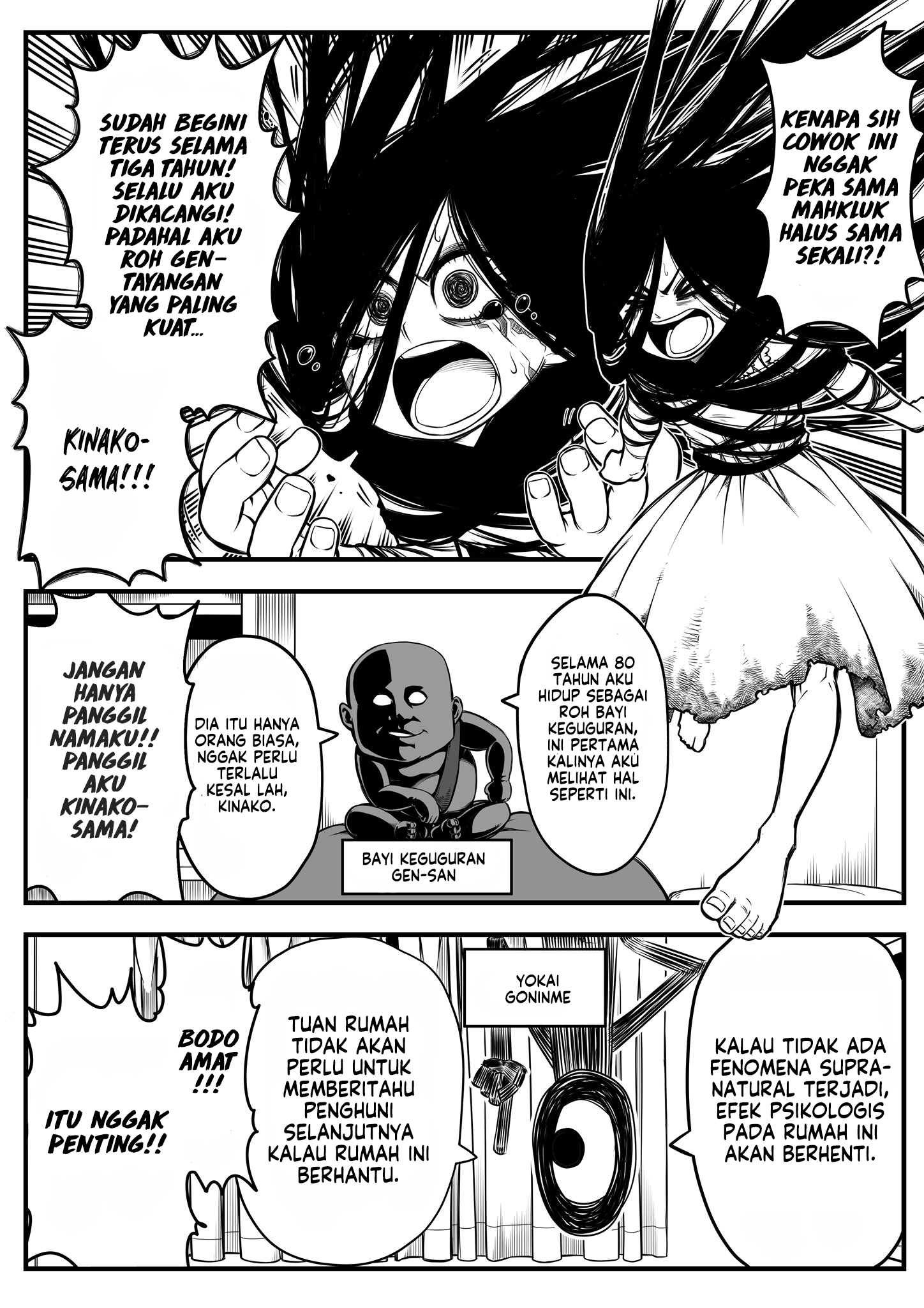 Saikyou Jibakurei to Reikan Zero Otoko Chapter 2 - halaman 2