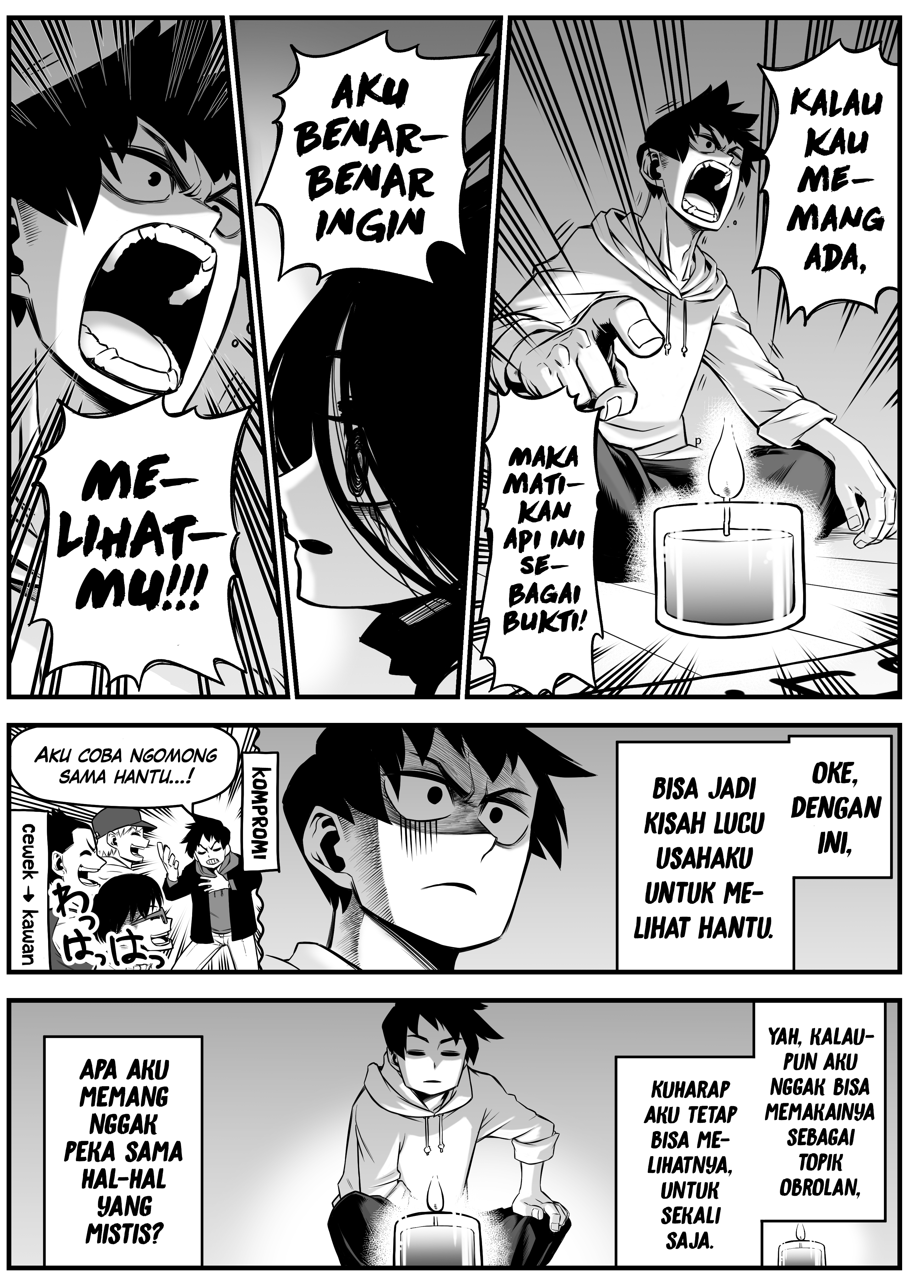 Saikyou Jibakurei to Reikan Zero Otoko Chapter 5 - halaman 3