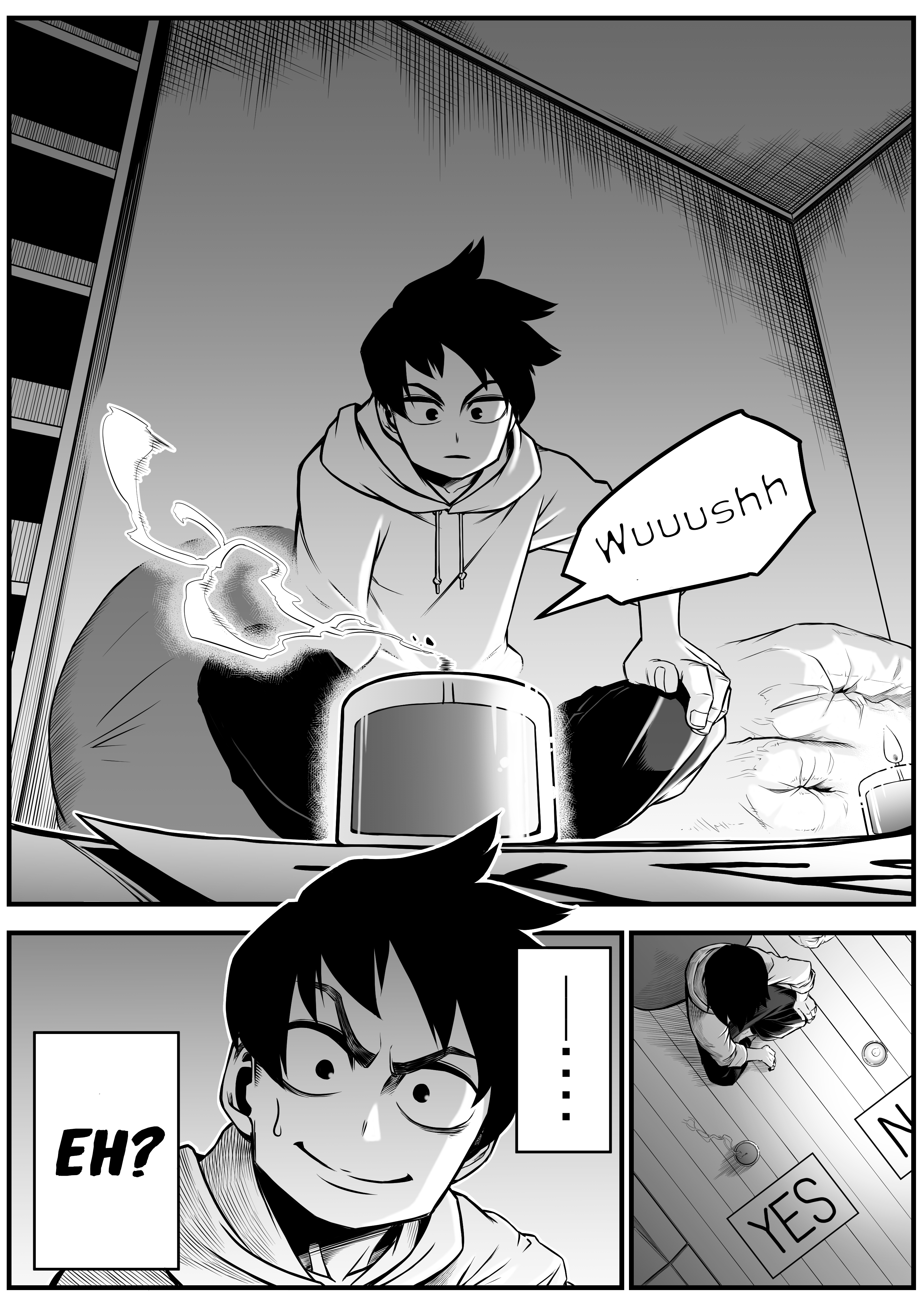 Saikyou Jibakurei to Reikan Zero Otoko Chapter 5 - halaman 4