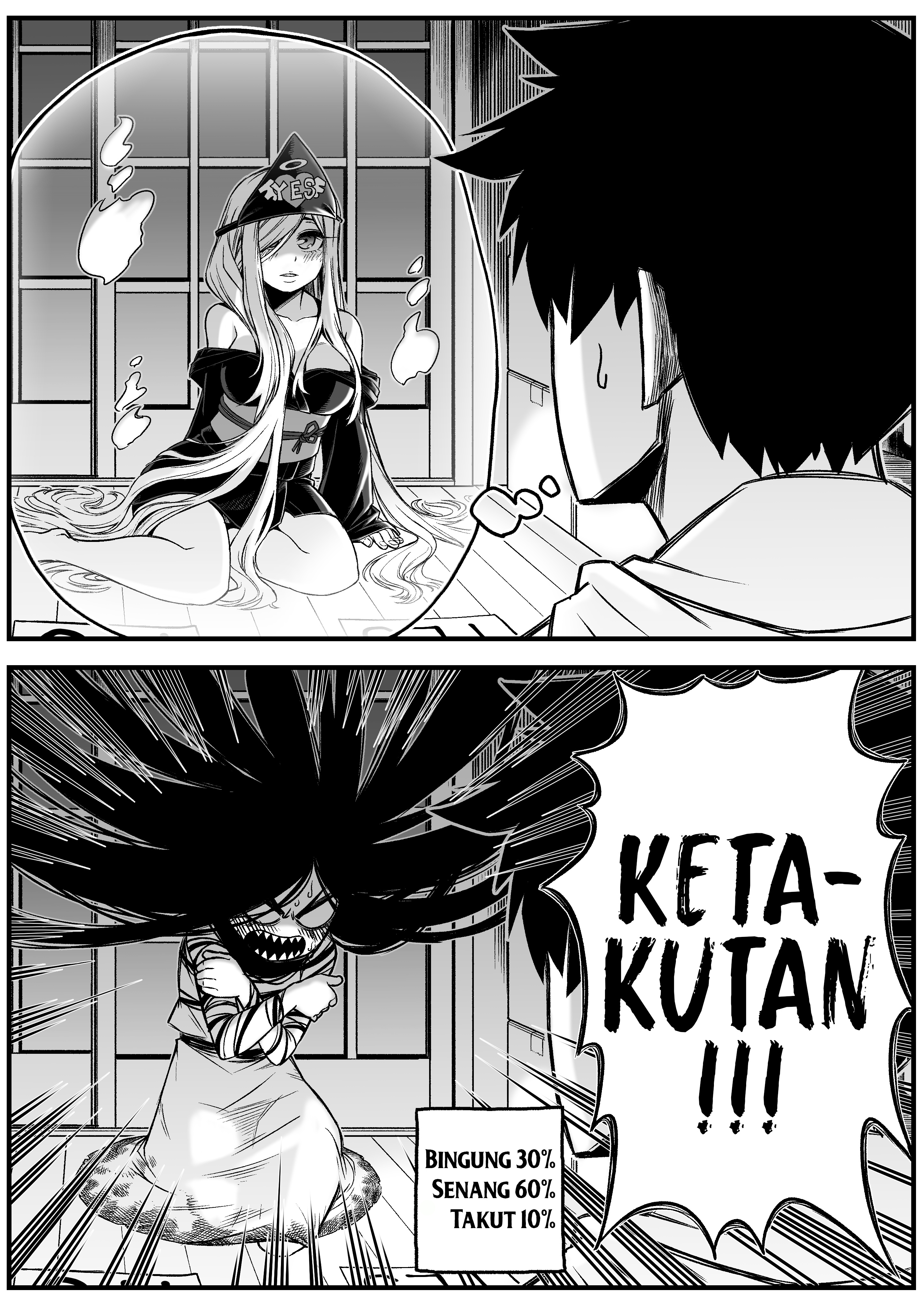 Saikyou Jibakurei to Reikan Zero Otoko Chapter 6 - halaman 4