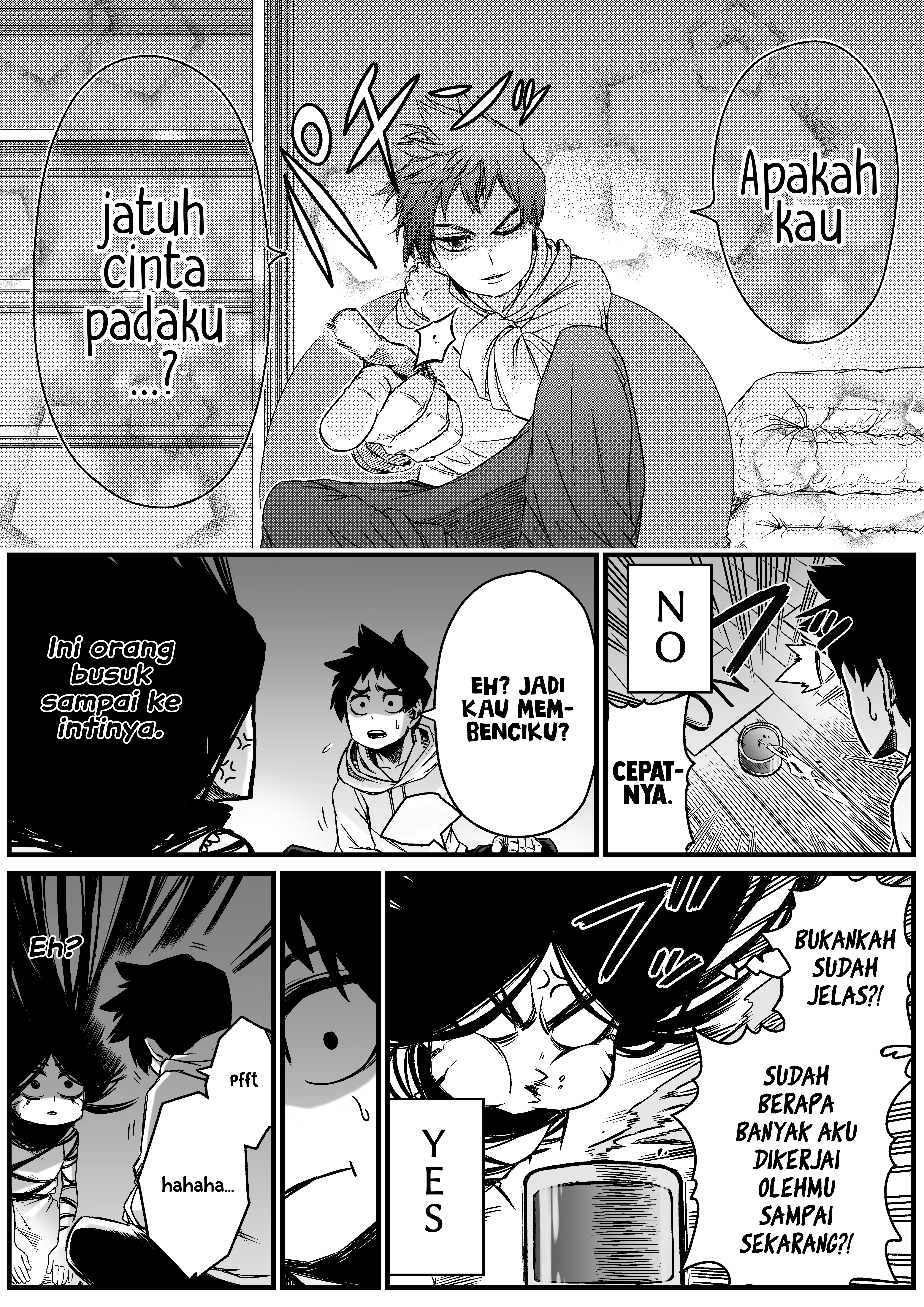 Saikyou Jibakurei to Reikan Zero Otoko Chapter 7 - halaman 2