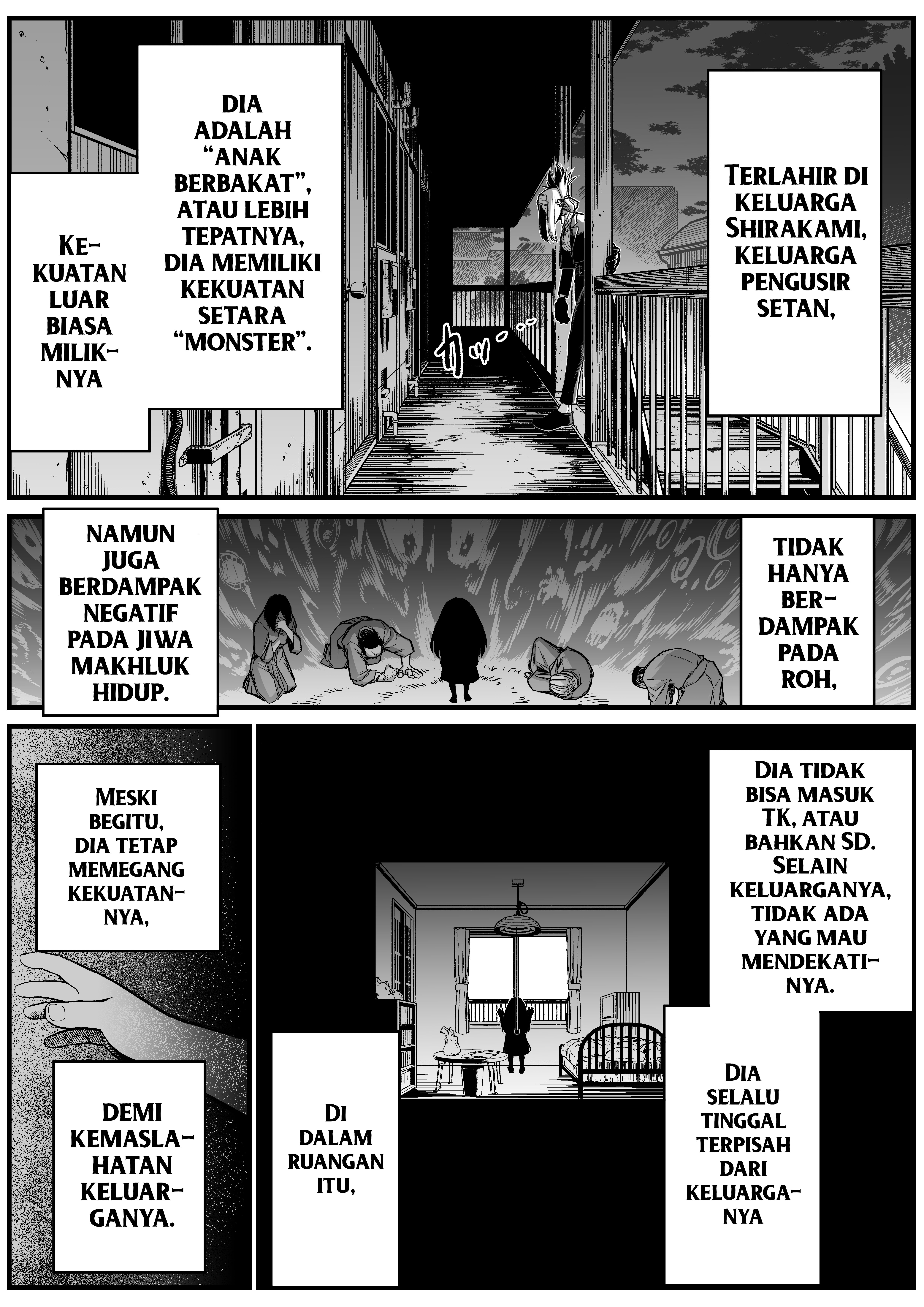 Saikyou Jibakurei to Reikan Zero Otoko Chapter 8 - halaman 2