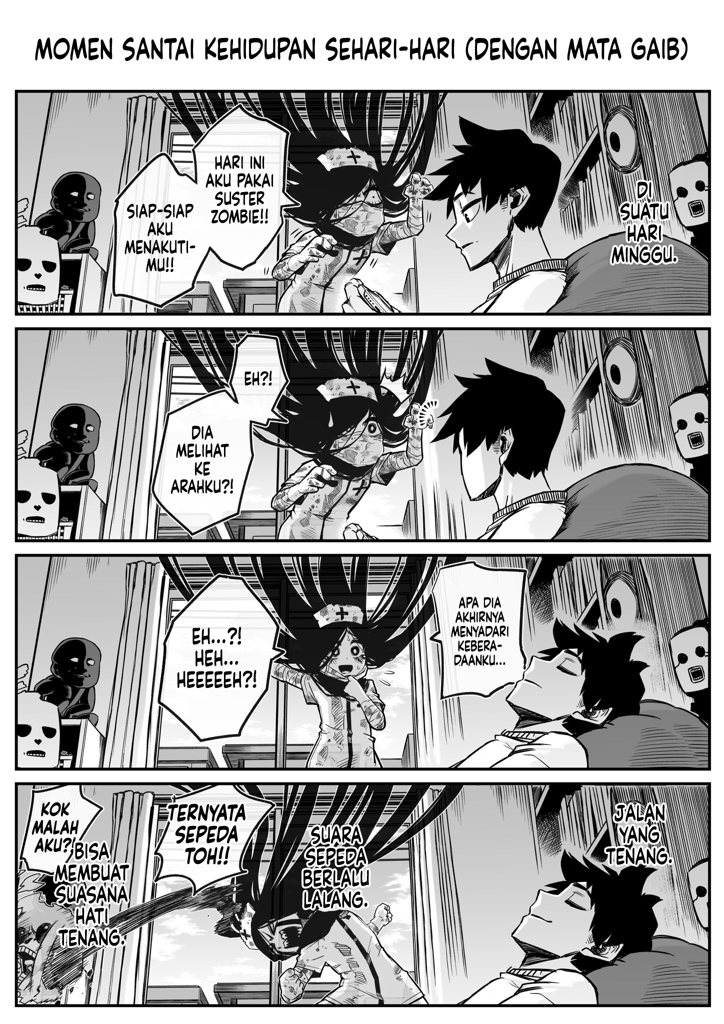Saikyou Jibakurei to Reikan Zero Otoko Chapter 9.1 - halaman 2