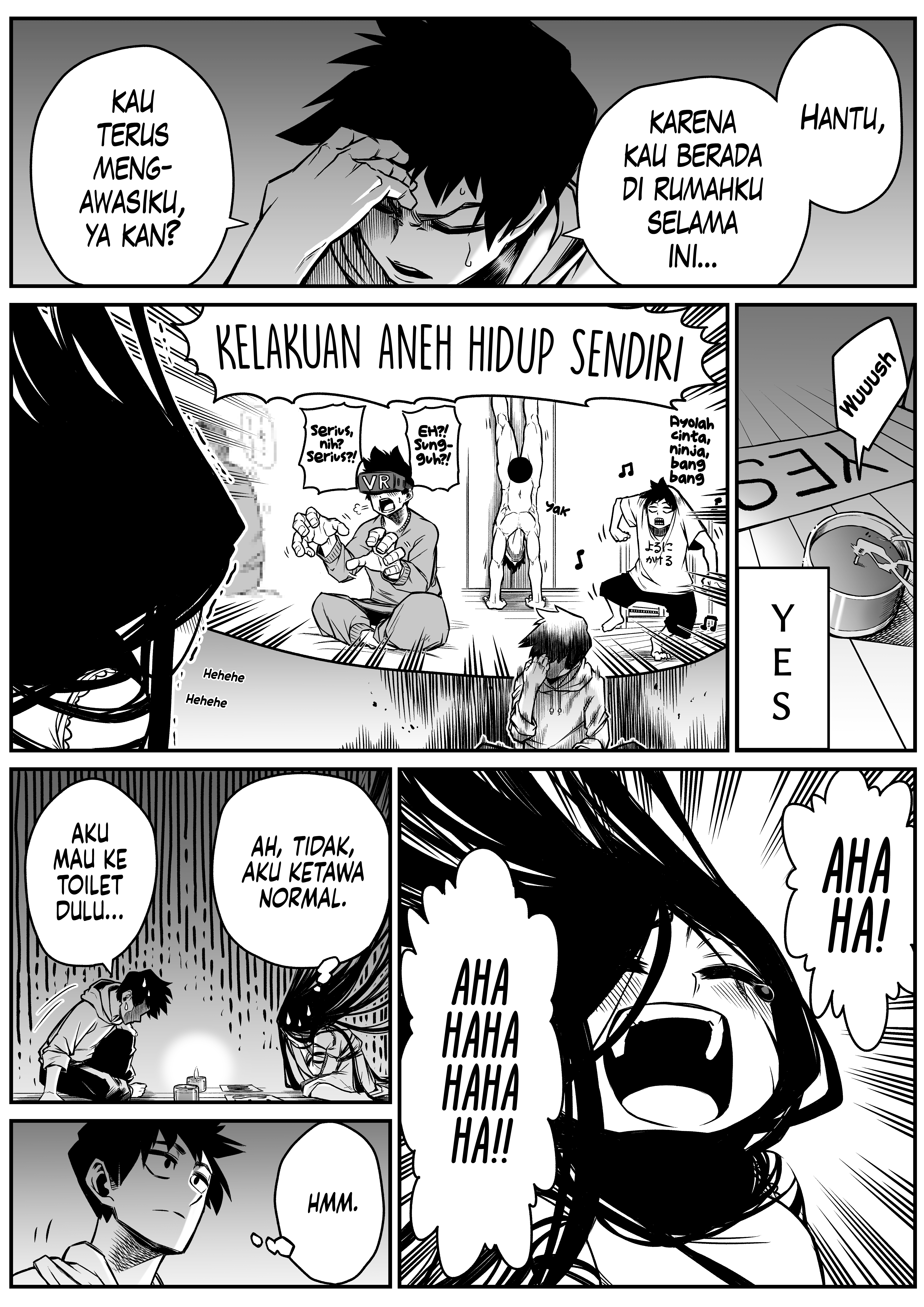 Saikyou Jibakurei to Reikan Zero Otoko Chapter 9 - halaman 1