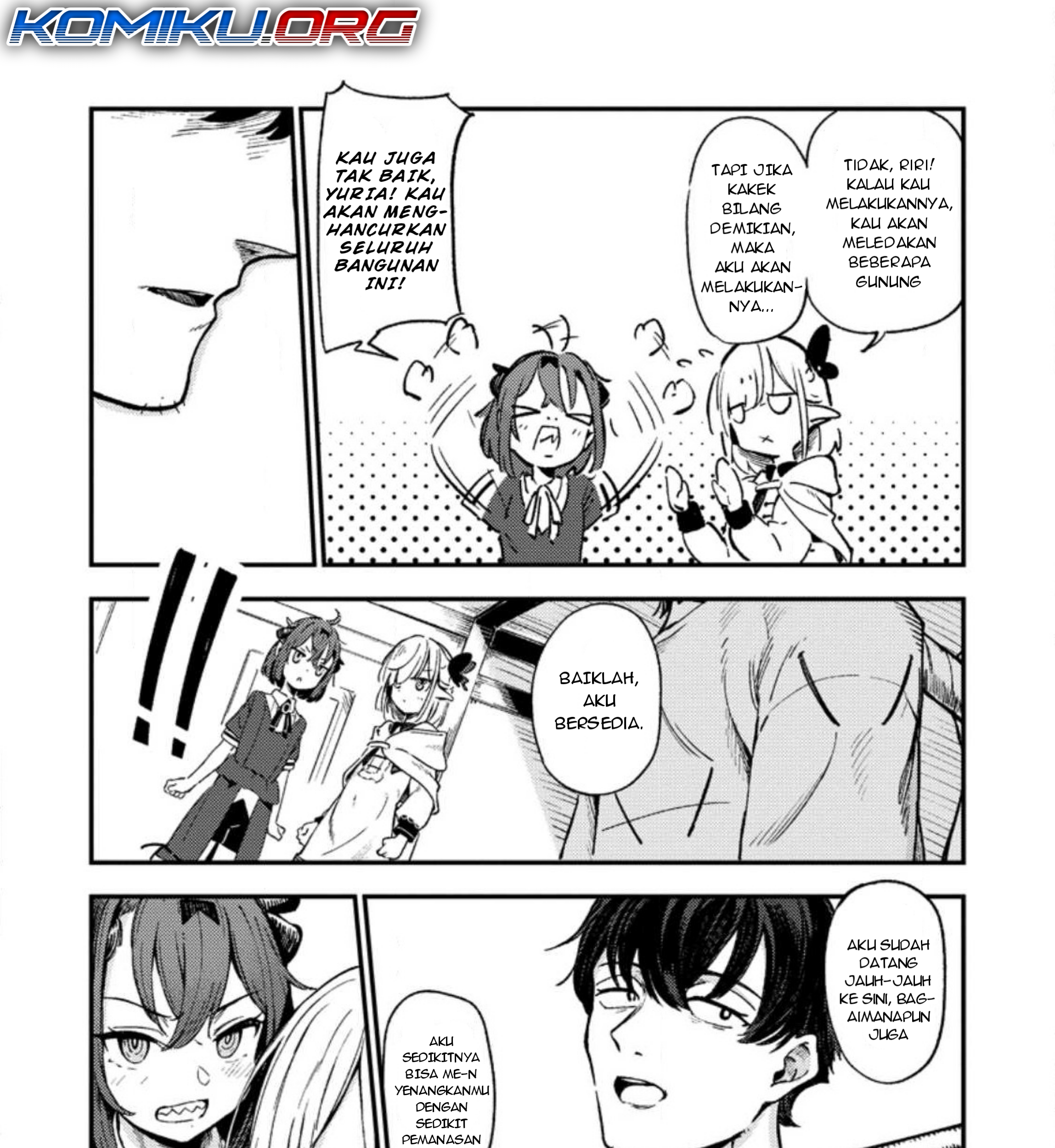 Saikyou Kyuutei Shinan-yaku no Ossan, Tsuihousareta Hekichi de Musou Suru ~Maboroshi to Natta Shuzoku no Bishoujo-tachi wo Sodatete Henkyou wo Kaitaku~ Chapter 1.2 - halaman 18