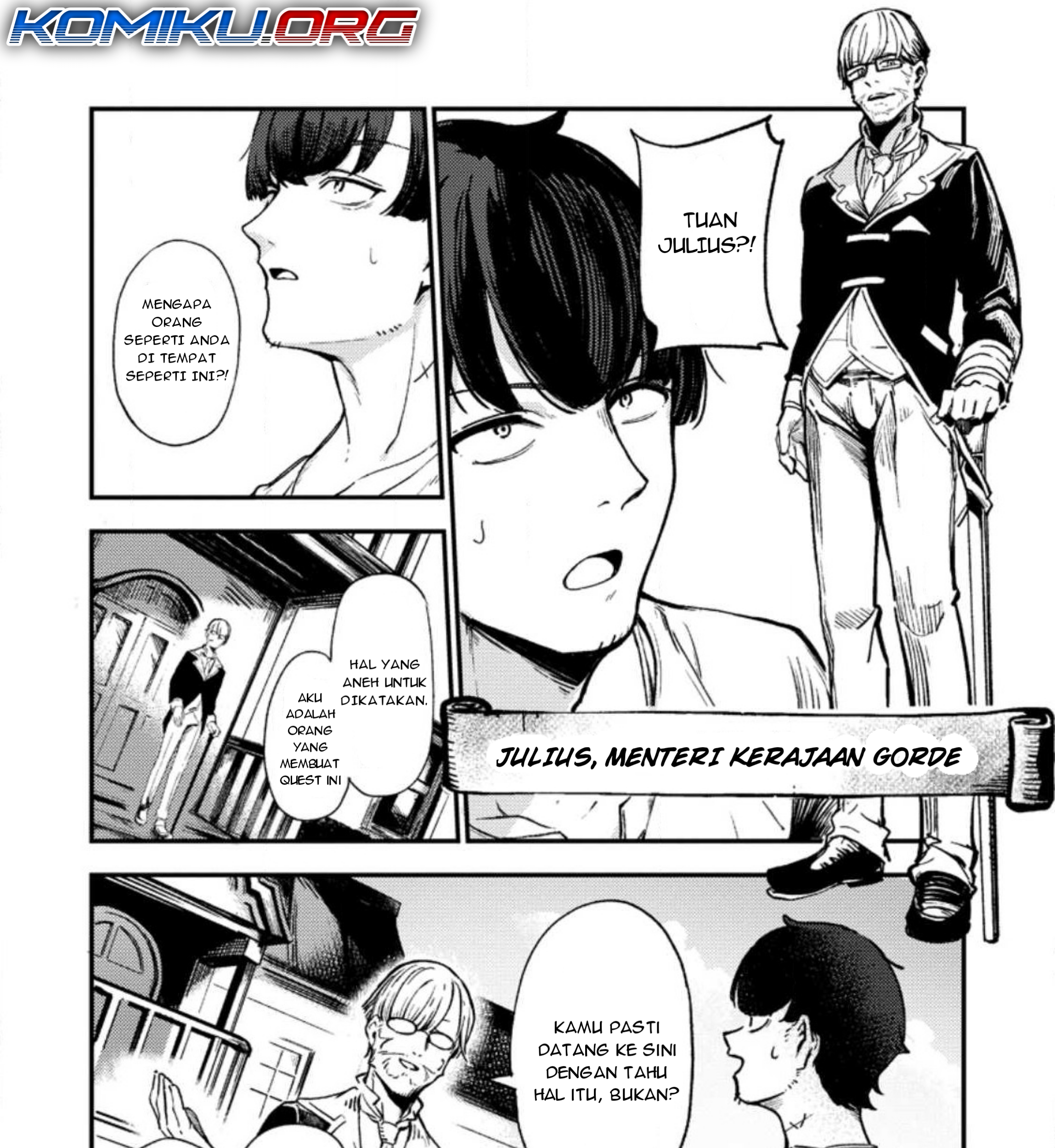 Saikyou Kyuutei Shinan-yaku no Ossan, Tsuihousareta Hekichi de Musou Suru ~Maboroshi to Natta Shuzoku no Bishoujo-tachi wo Sodatete Henkyou wo Kaitaku~ Chapter 1.2 - halaman 2