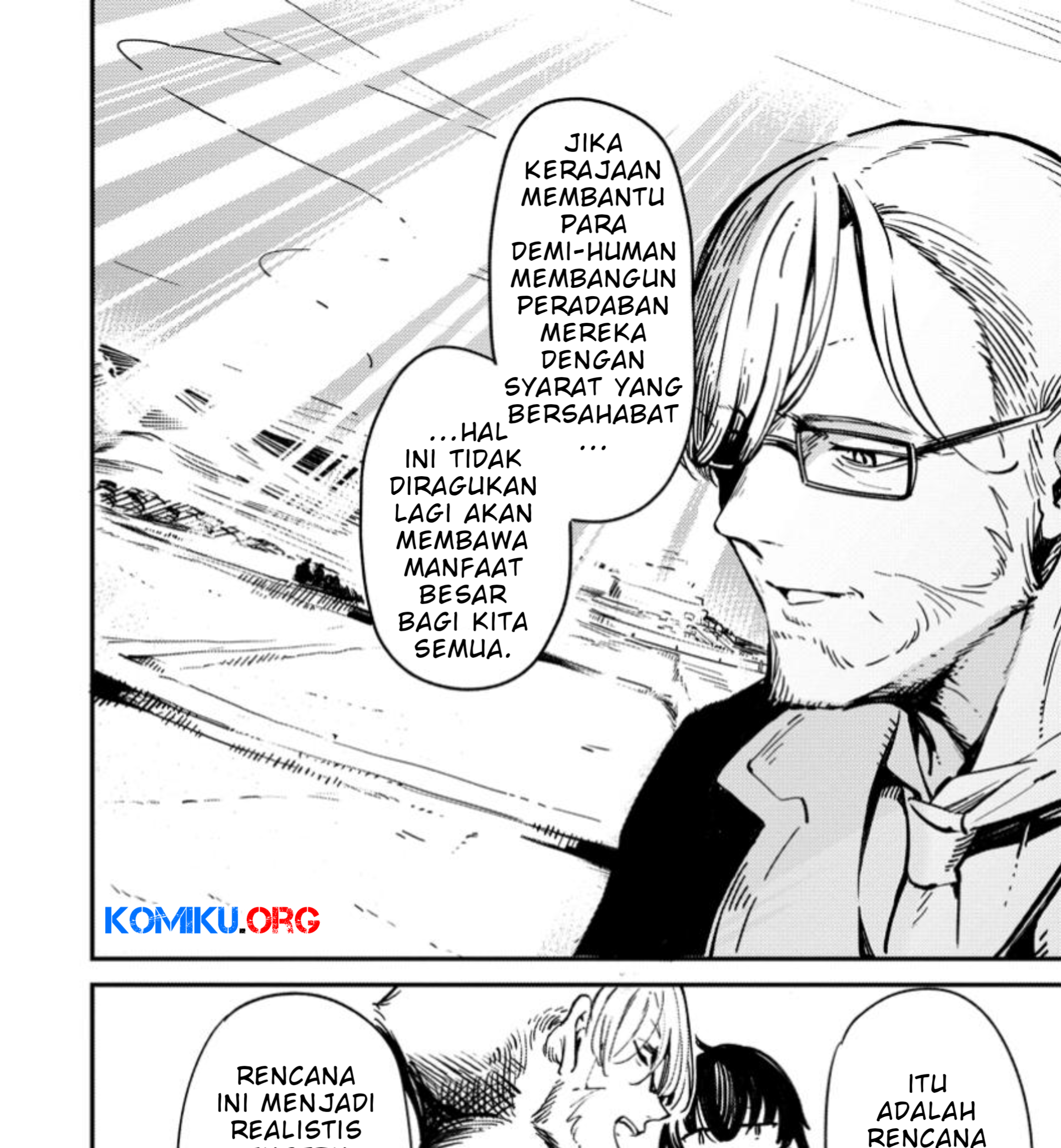 Saikyou Kyuutei Shinan-yaku no Ossan, Tsuihousareta Hekichi de Musou Suru ~Maboroshi to Natta Shuzoku no Bishoujo-tachi wo Sodatete Henkyou wo Kaitaku~ Chapter 2.3 - halaman 12