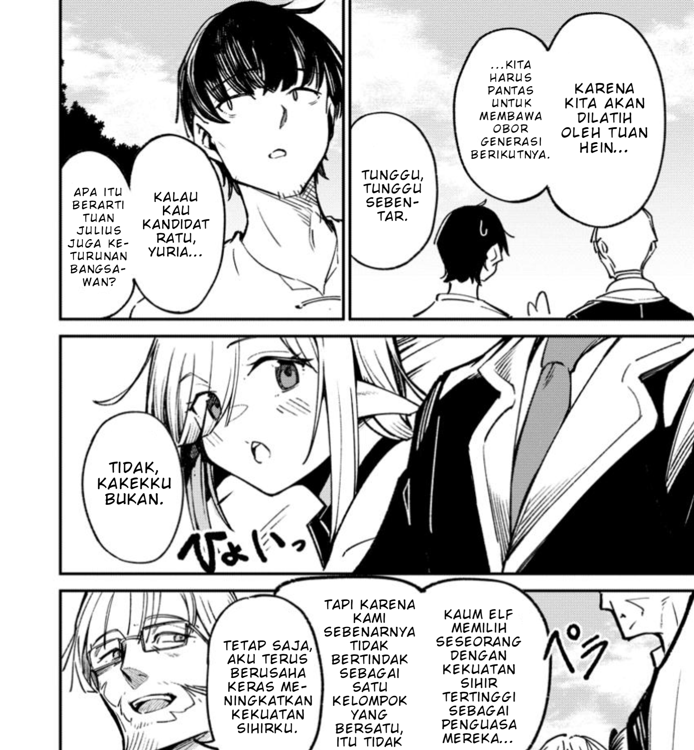Saikyou Kyuutei Shinan-yaku no Ossan, Tsuihousareta Hekichi de Musou Suru ~Maboroshi to Natta Shuzoku no Bishoujo-tachi wo Sodatete Henkyou wo Kaitaku~ Chapter 3.2 - halaman 8