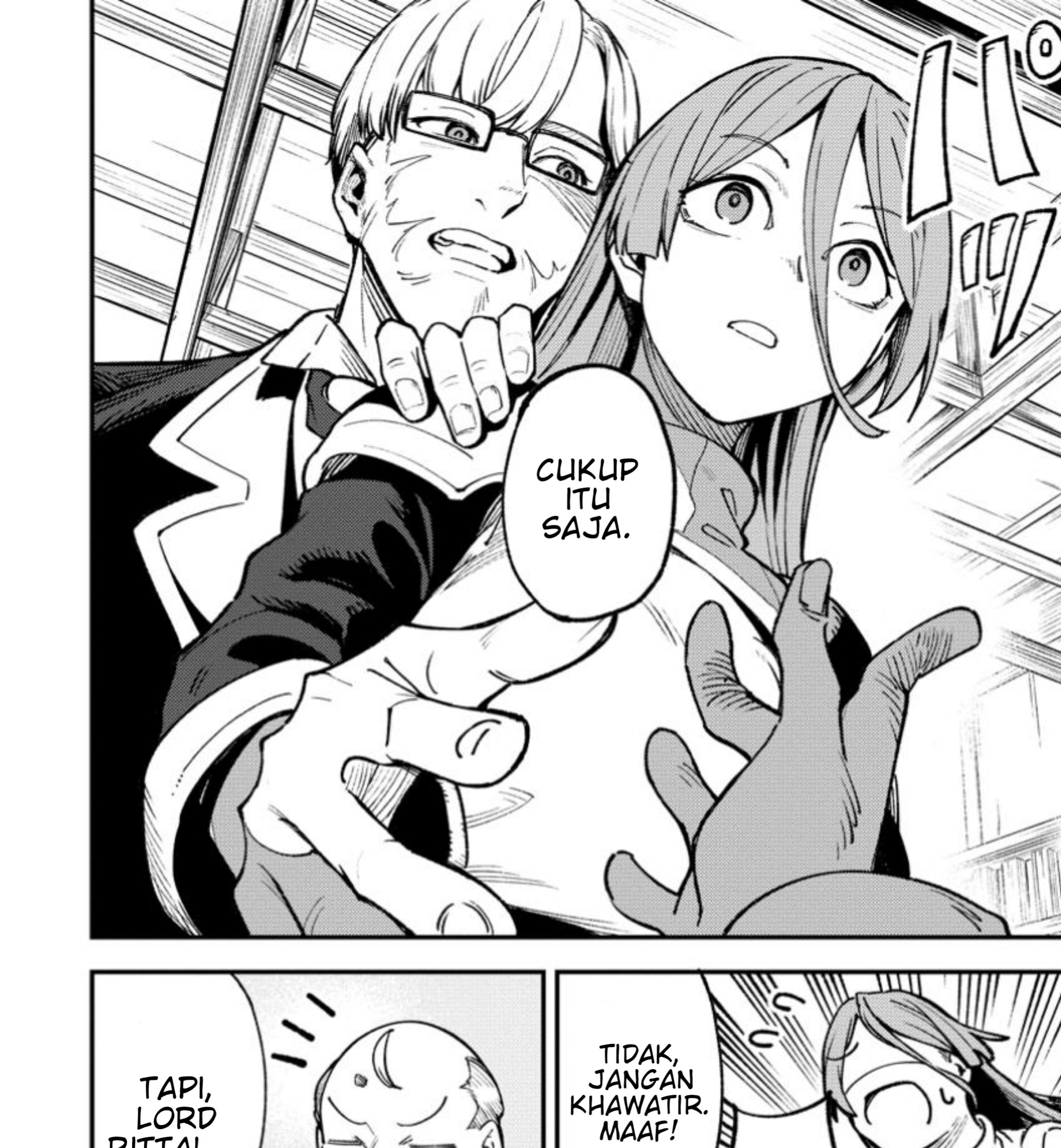 Saikyou Kyuutei Shinan-yaku no Ossan, Tsuihousareta Hekichi de Musou Suru ~Maboroshi to Natta Shuzoku no Bishoujo-tachi wo Sodatete Henkyou wo Kaitaku~ Chapter 5.1 - halaman 12