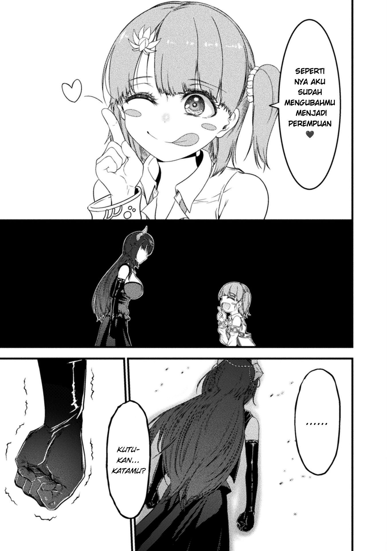 Saikyou Maou wa Musou shiteta noni: Nyotaika Kaijo no Kagi wa Hitodasuke no Tabi deshita Chapter 1 - halaman 24