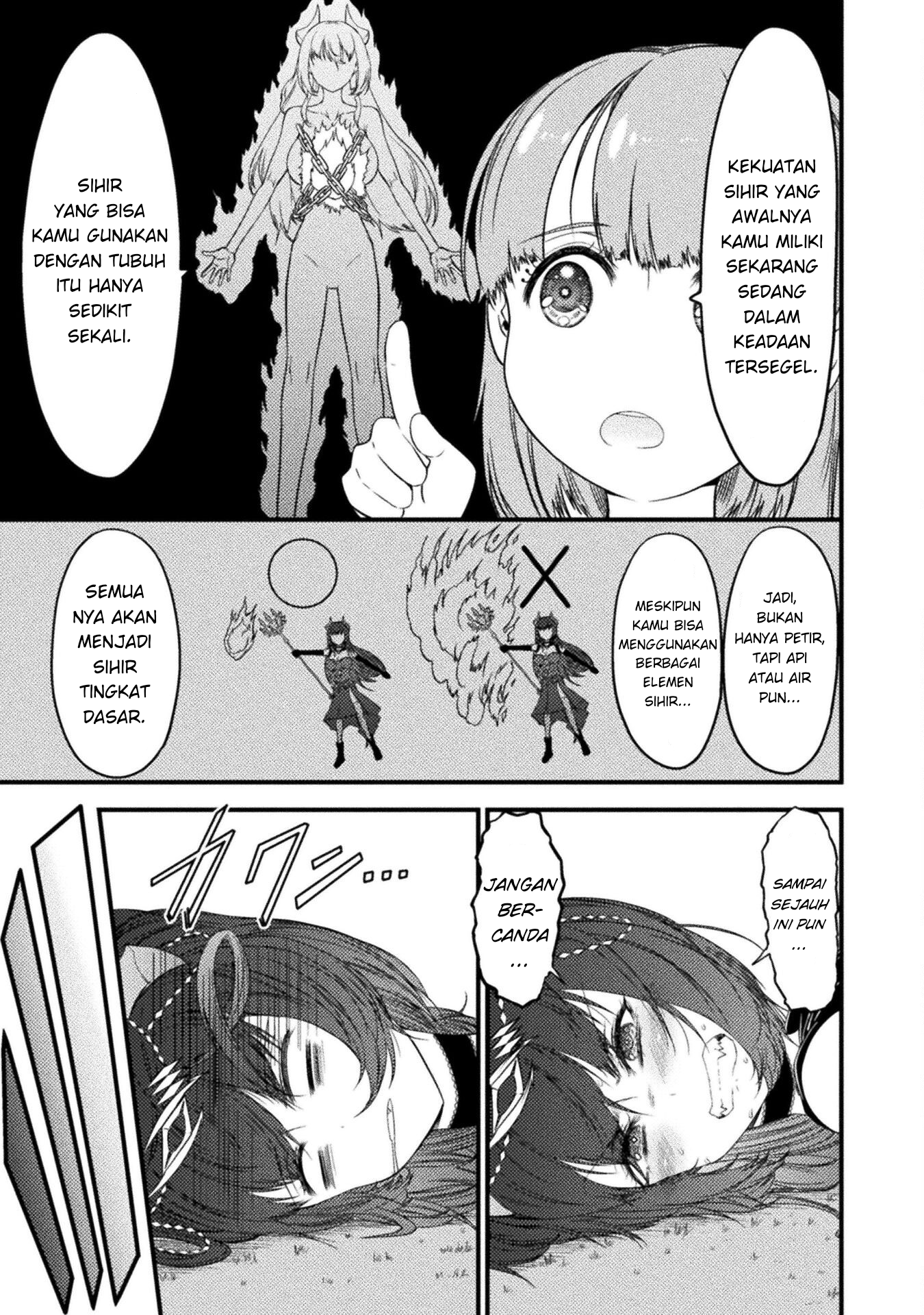 Saikyou Maou wa Musou shiteta noni: Nyotaika Kaijo no Kagi wa Hitodasuke no Tabi deshita Chapter 1 - halaman 50
