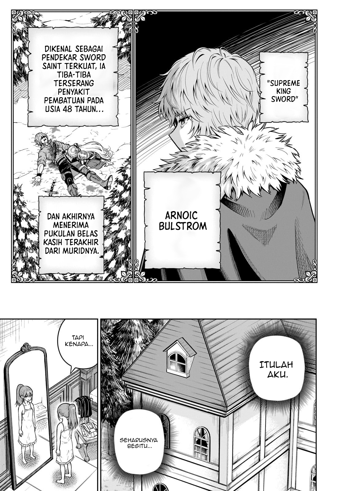 Saikyou no Kensei, Bishoujo Maid ni Tensei shi Houki de Musou suru Chapter 1 - halaman 13