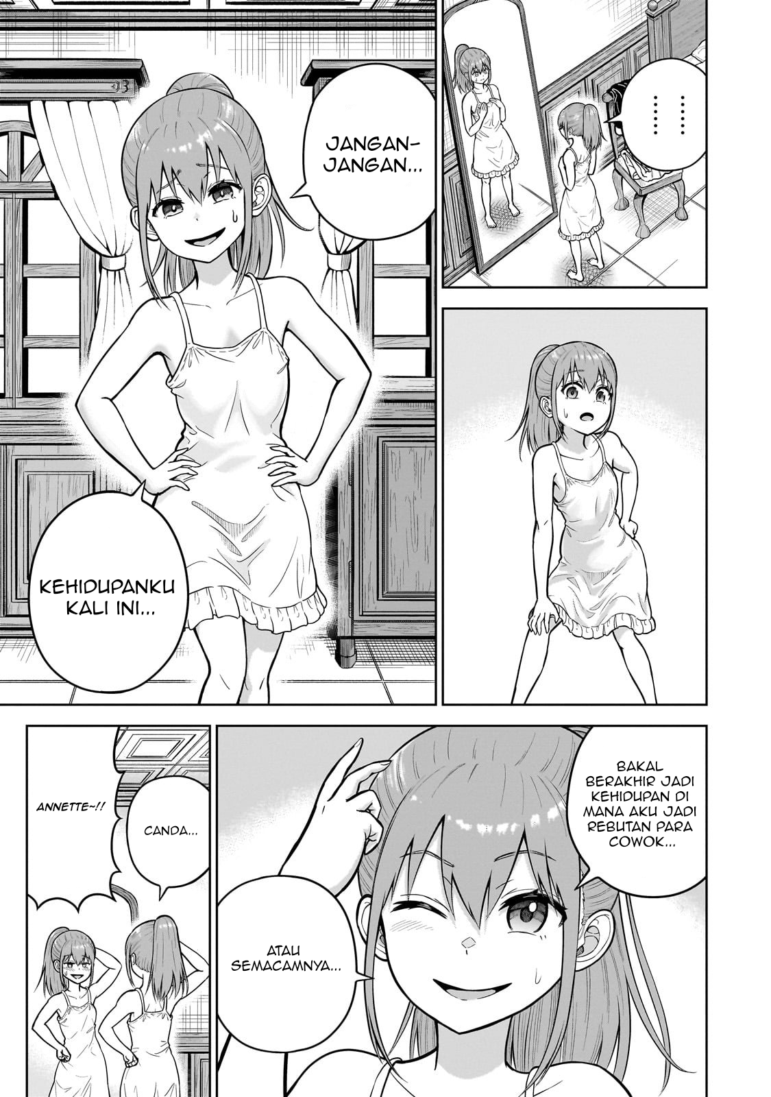 Saikyou no Kensei, Bishoujo Maid ni Tensei shi Houki de Musou suru Chapter 1 - halaman 19