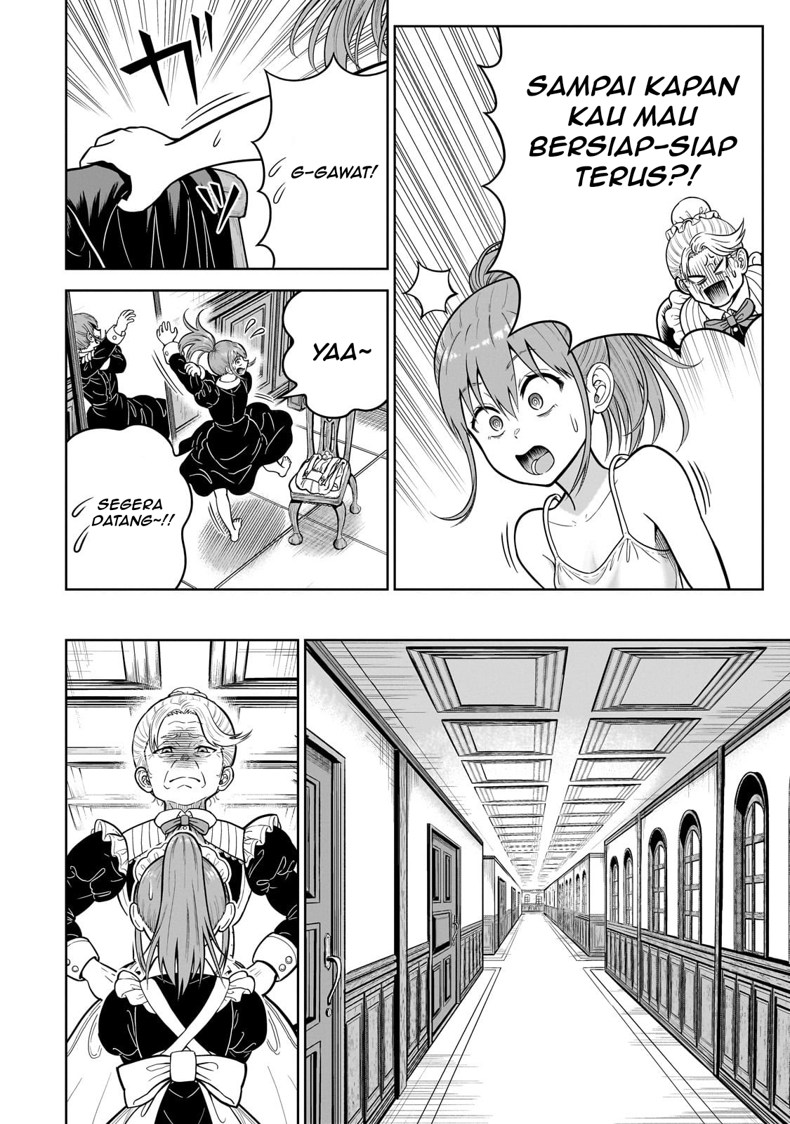 Saikyou no Kensei, Bishoujo Maid ni Tensei shi Houki de Musou suru Chapter 1 - halaman 20