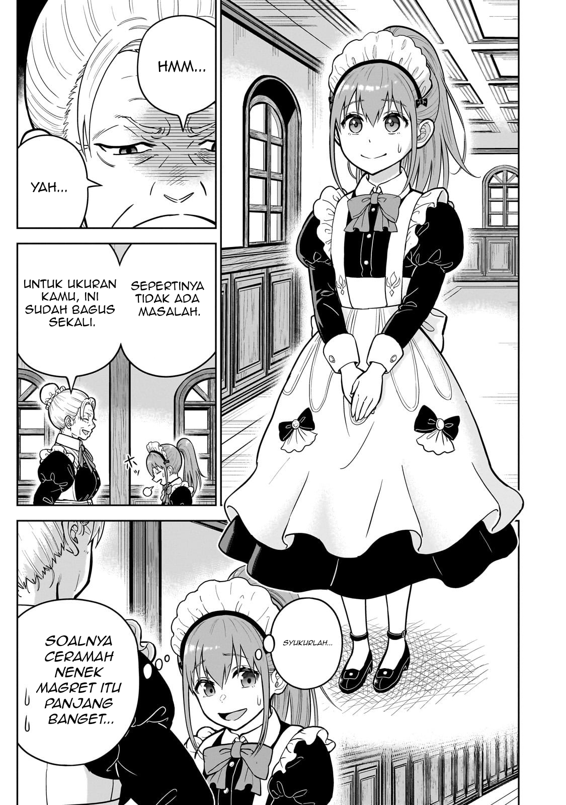 Saikyou no Kensei, Bishoujo Maid ni Tensei shi Houki de Musou suru Chapter 1 - halaman 21