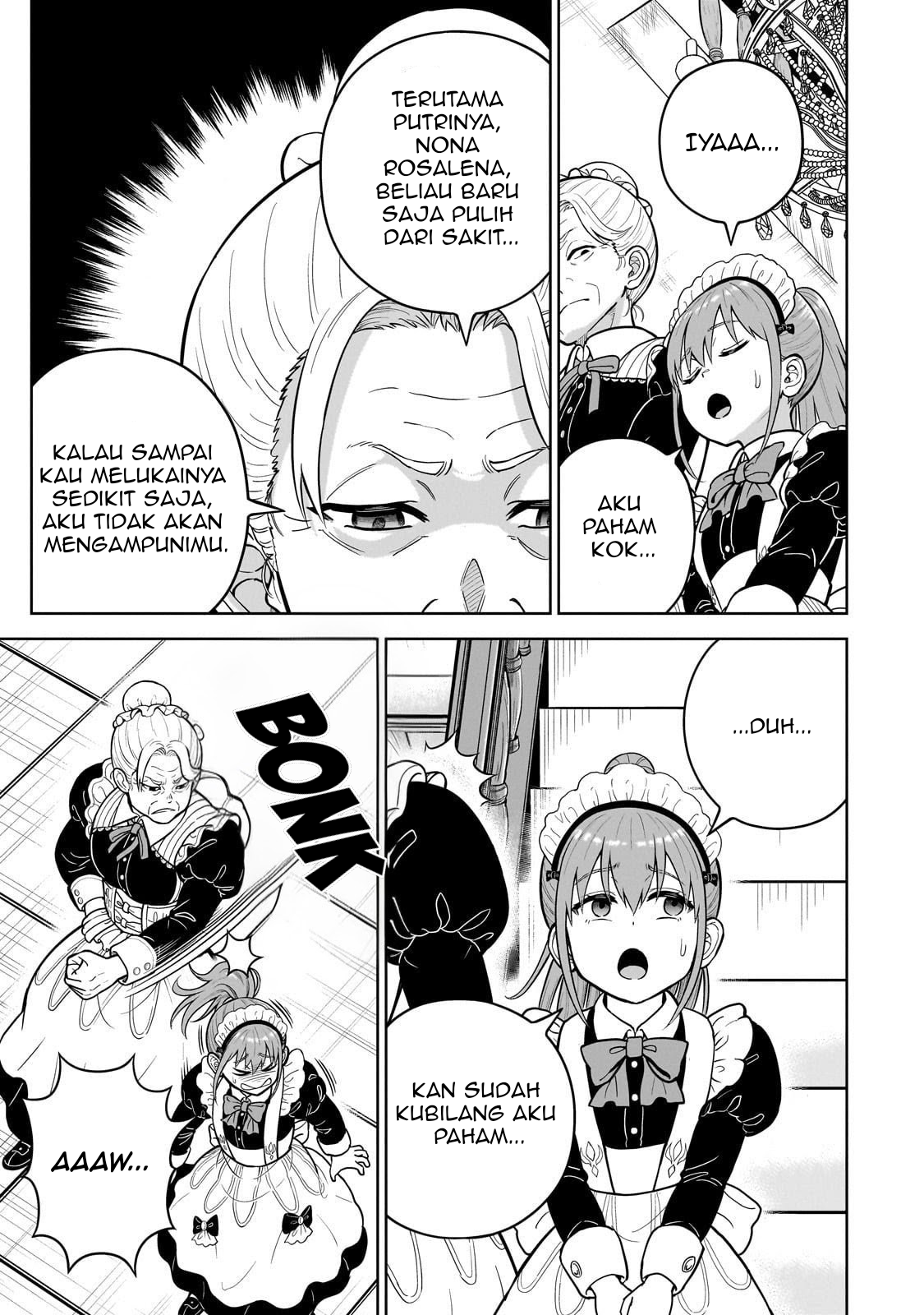 Saikyou no Kensei, Bishoujo Maid ni Tensei shi Houki de Musou suru Chapter 1 - halaman 23