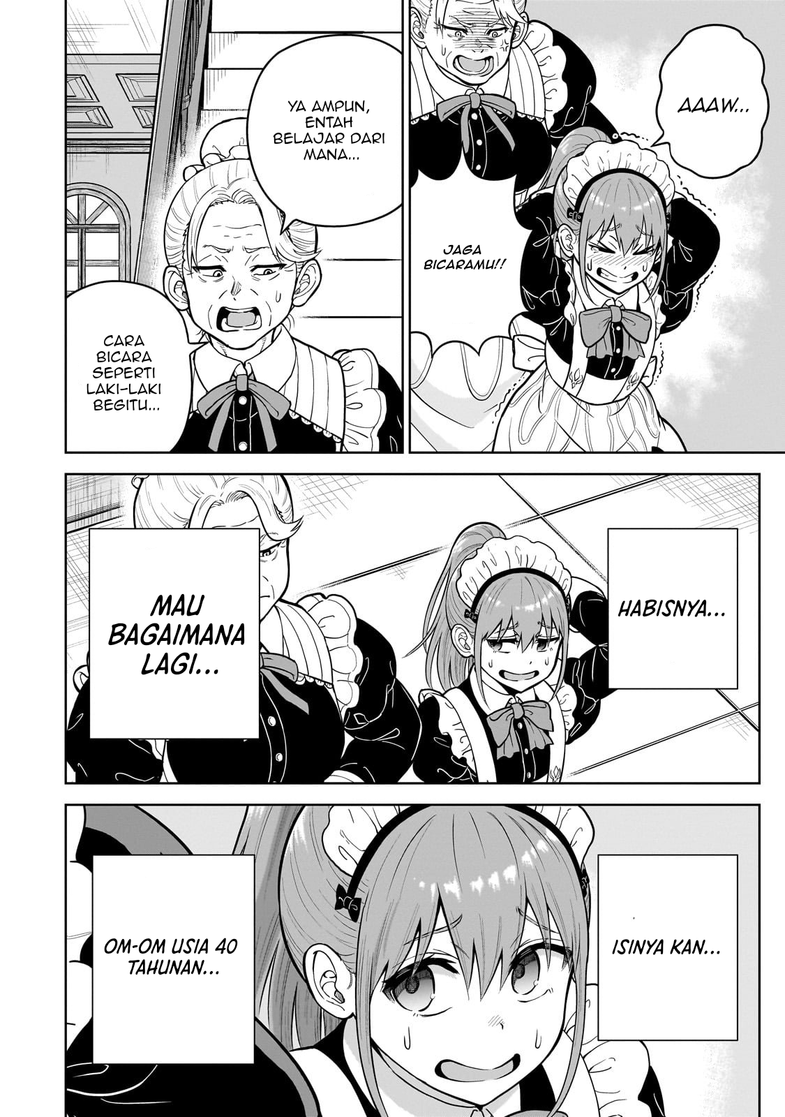 Saikyou no Kensei, Bishoujo Maid ni Tensei shi Houki de Musou suru Chapter 1 - halaman 24