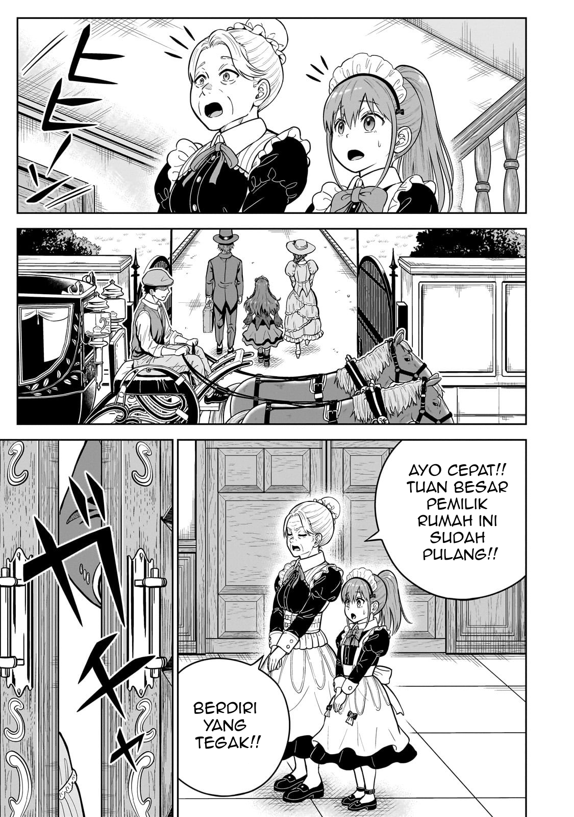 Saikyou no Kensei, Bishoujo Maid ni Tensei shi Houki de Musou suru Chapter 1 - halaman 25