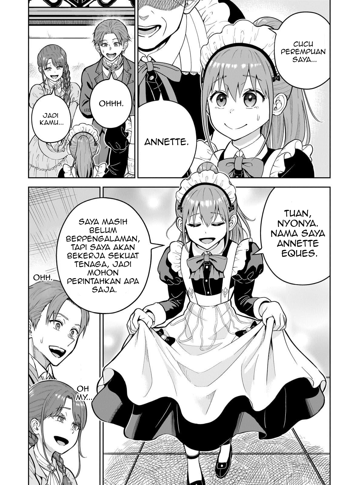 Saikyou no Kensei, Bishoujo Maid ni Tensei shi Houki de Musou suru Chapter 1 - halaman 28