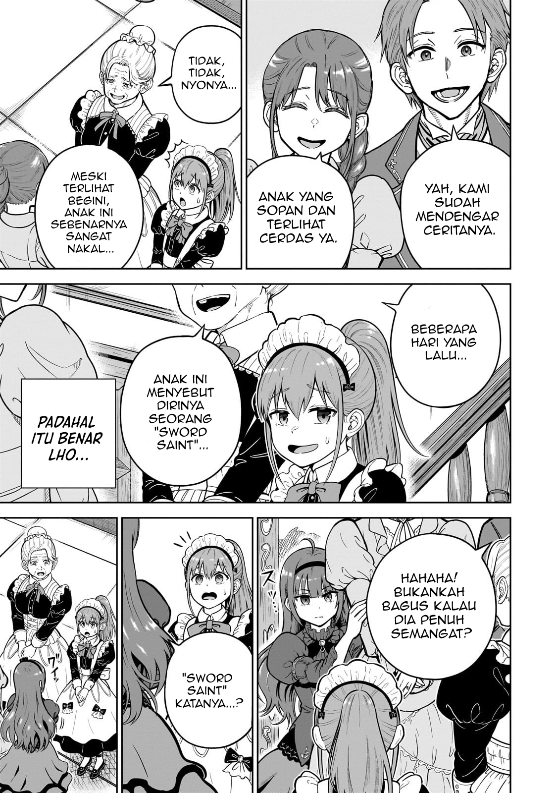 Saikyou no Kensei, Bishoujo Maid ni Tensei shi Houki de Musou suru Chapter 1 - halaman 29