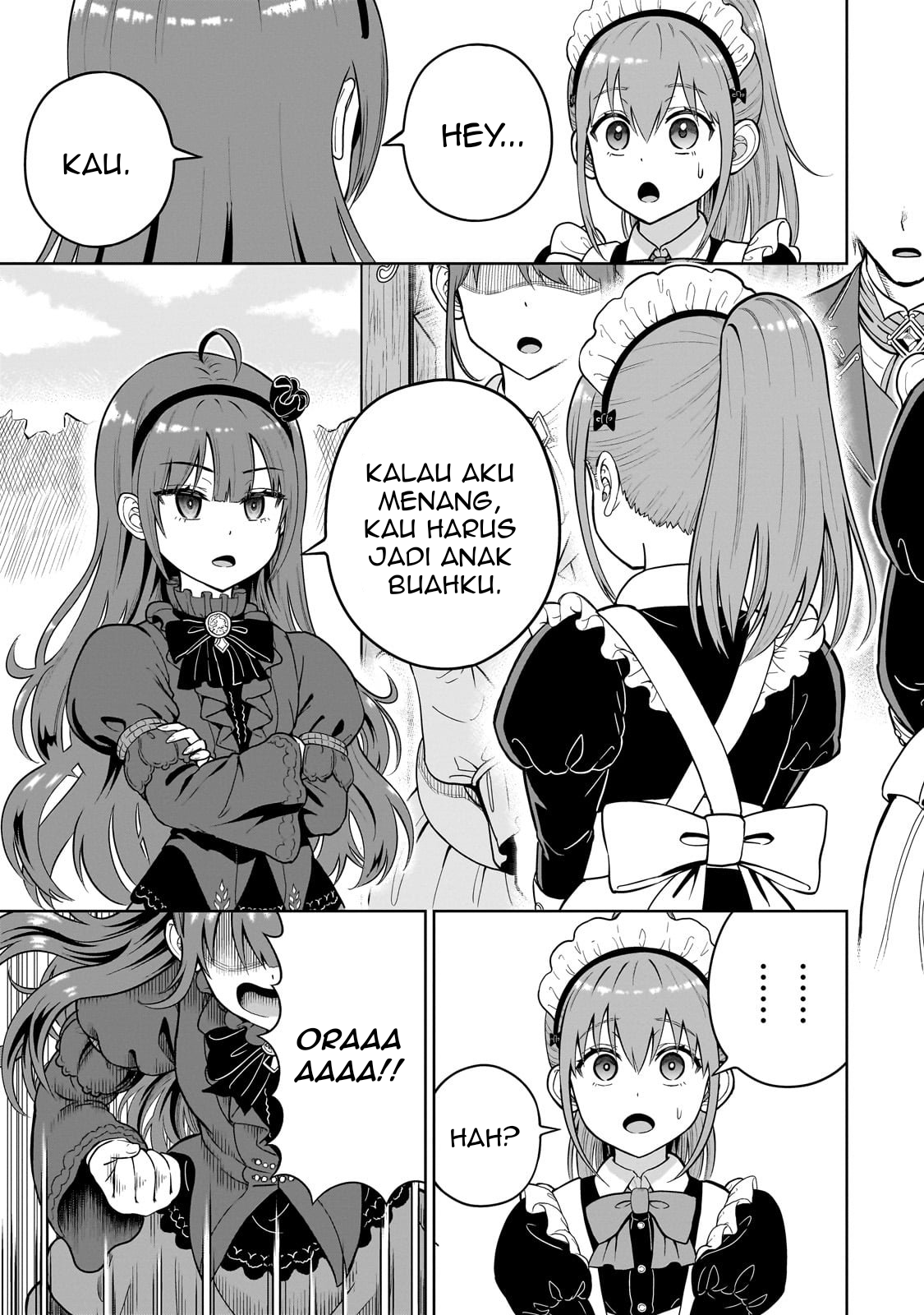 Saikyou no Kensei, Bishoujo Maid ni Tensei shi Houki de Musou suru Chapter 1 - halaman 32