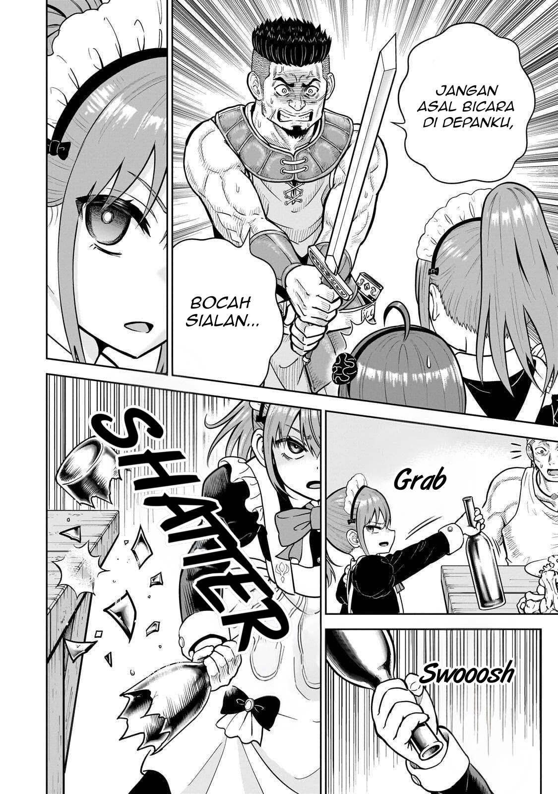 Saikyou no Kensei, Bishoujo Maid ni Tensei shi Houki de Musou suru Chapter 3 - halaman 24
