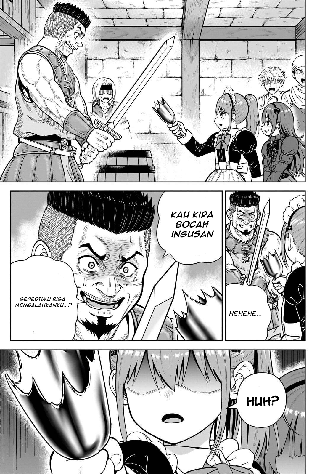 Saikyou no Kensei, Bishoujo Maid ni Tensei shi Houki de Musou suru Chapter 3 - halaman 25