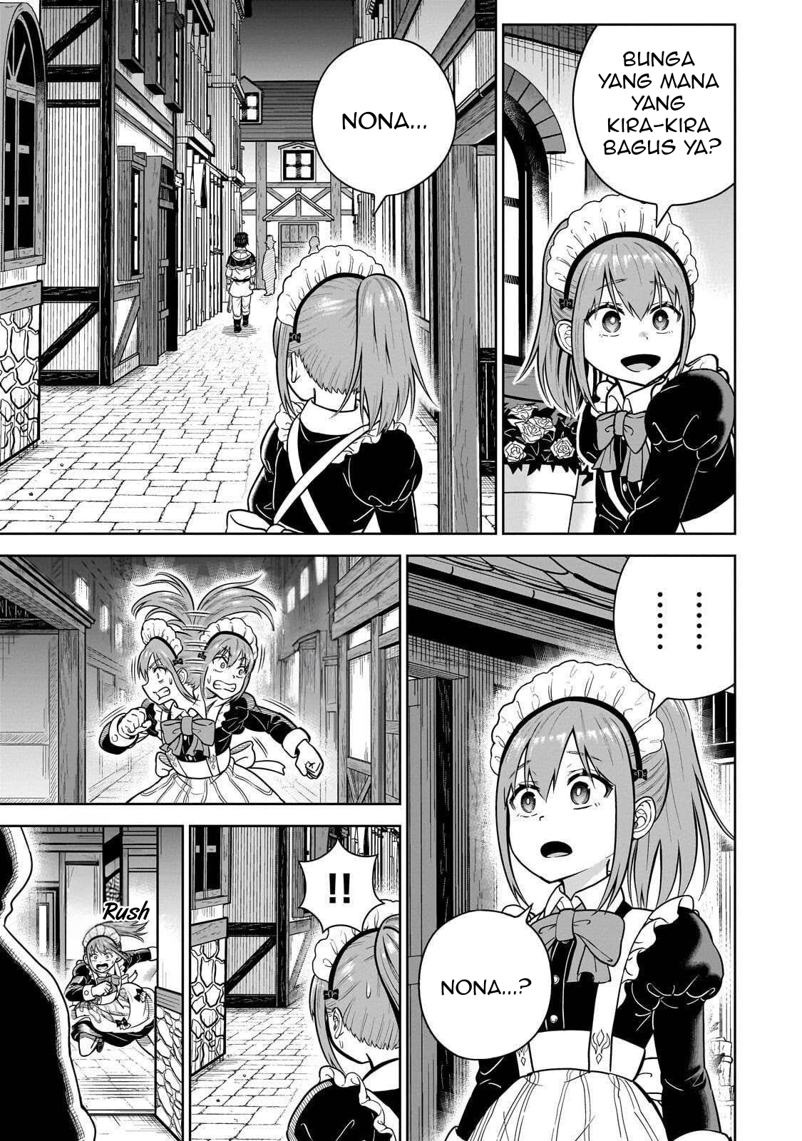 Saikyou no Kensei, Bishoujo Maid ni Tensei shi Houki de Musou suru Chapter 3 - halaman 34