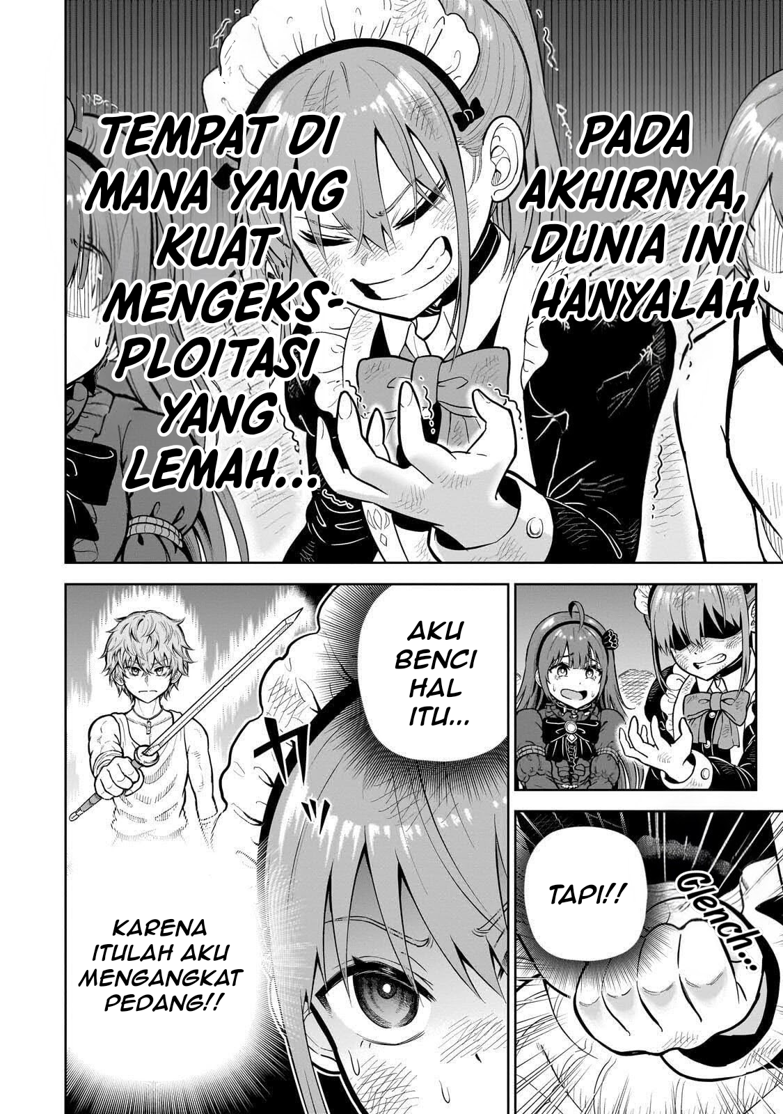 Saikyou no Kensei, Bishoujo Maid ni Tensei shi Houki de Musou suru Chapter 4 - halaman 35