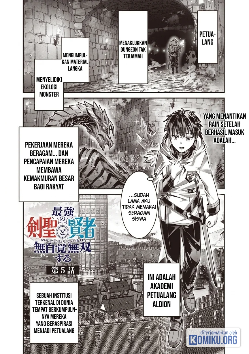 Saikyou no Kensei to Kenja no Moto ni Tensei shita Ore wa Mujikaku Musou suru Chapter 5 - halaman 9
