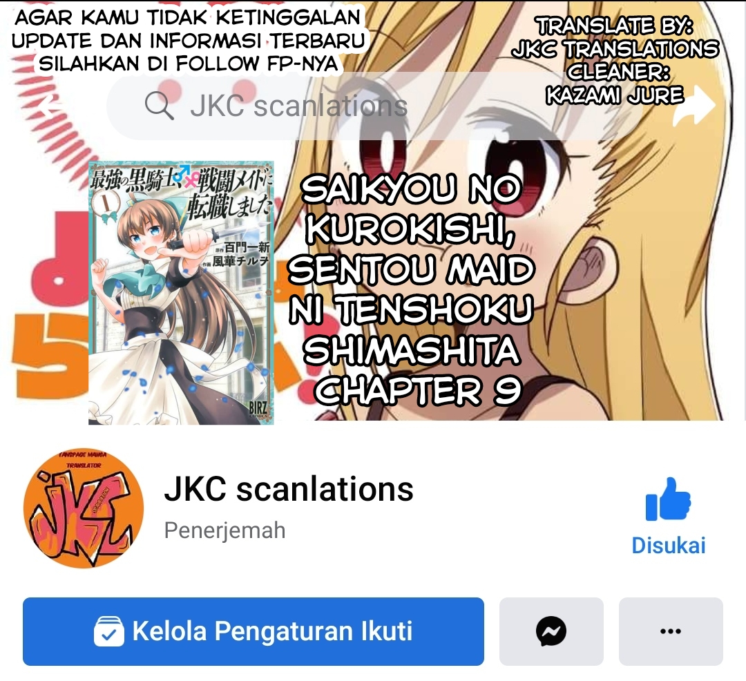 Saikyou no Kurokishi, Sentou Maid ni Tenshoku shimashita Chapter 9 - halaman 29