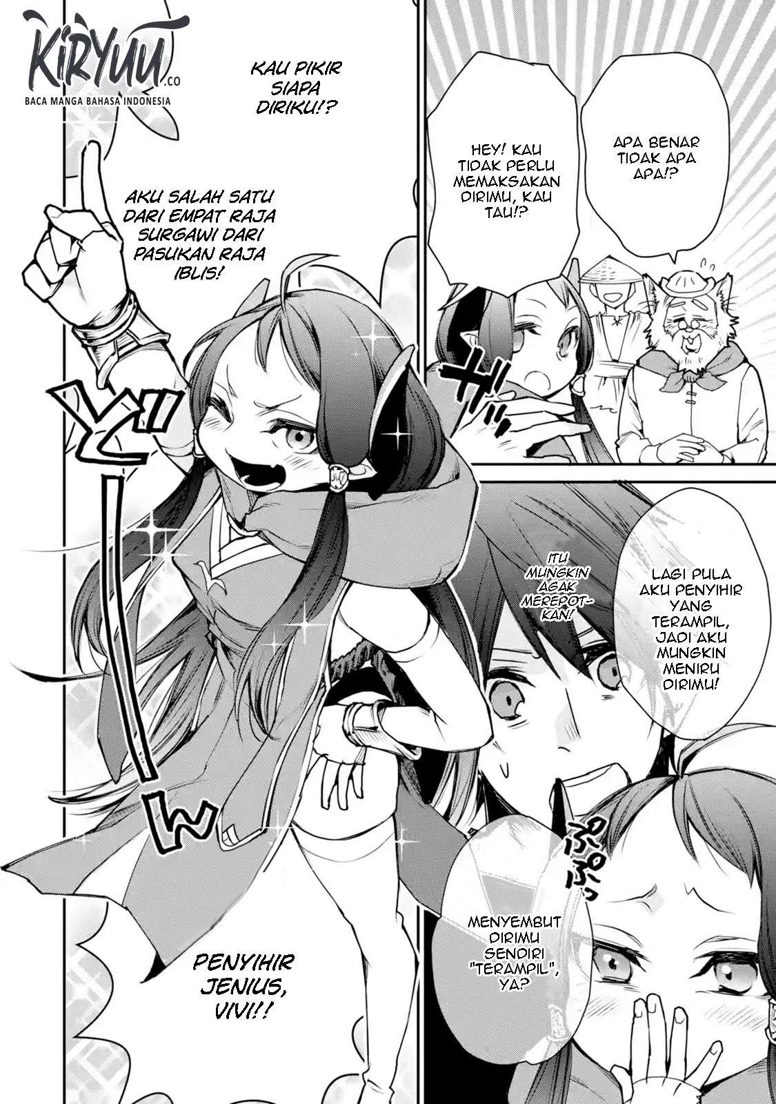 Saikyou no Madoshi. Hisa ni Ya wo Ukete Shimatta no de Inaka no Eihei ni Naru Chapter 10.3 - halaman 12