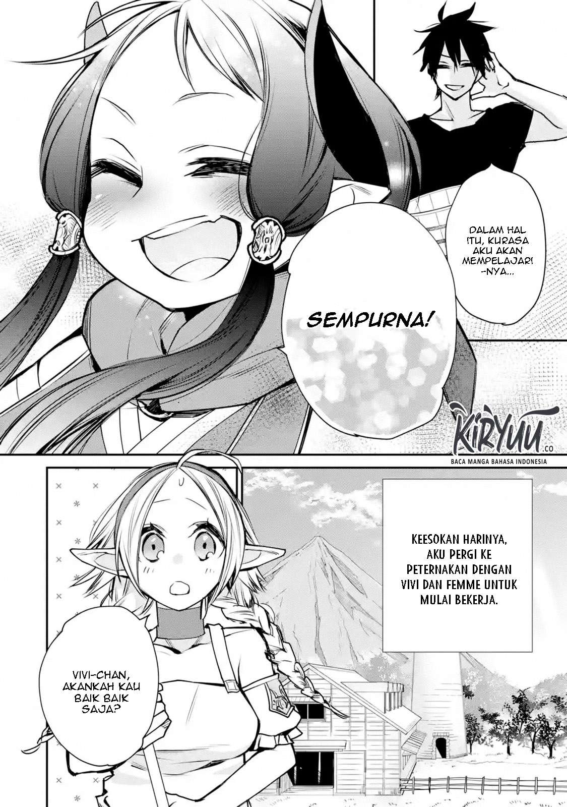 Saikyou no Madoshi. Hisa ni Ya wo Ukete Shimatta no de Inaka no Eihei ni Naru Chapter 10.3 - halaman 14