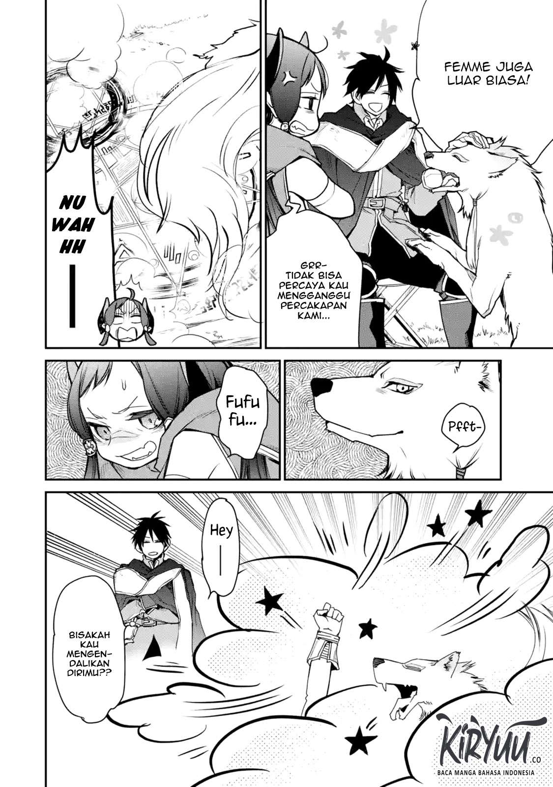 Saikyou no Madoshi. Hisa ni Ya wo Ukete Shimatta no de Inaka no Eihei ni Naru Chapter 11.1 - halaman 6