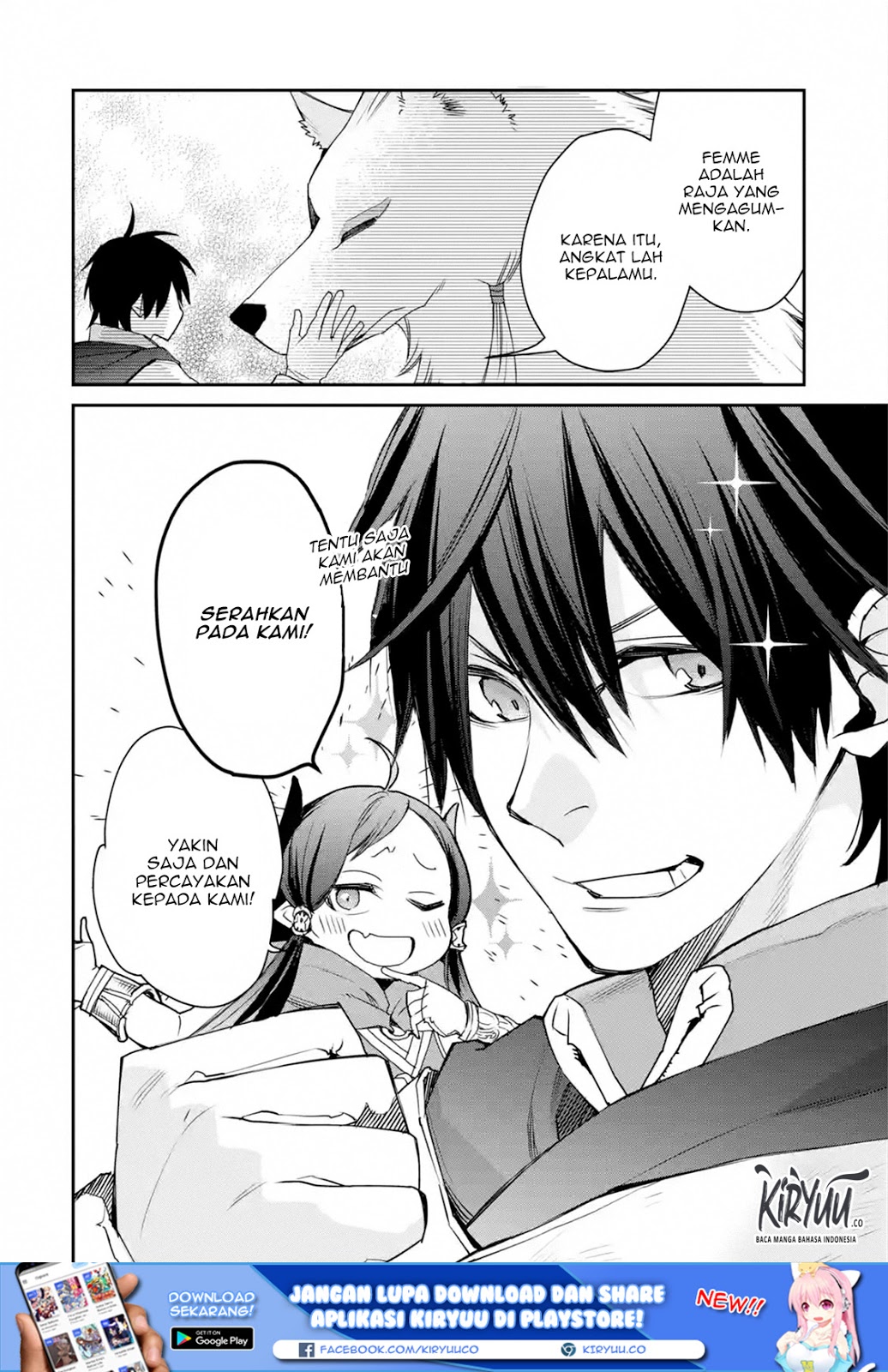 Saikyou no Madoshi. Hisa ni Ya wo Ukete Shimatta no de Inaka no Eihei ni Naru Chapter 12.1 - halaman 16